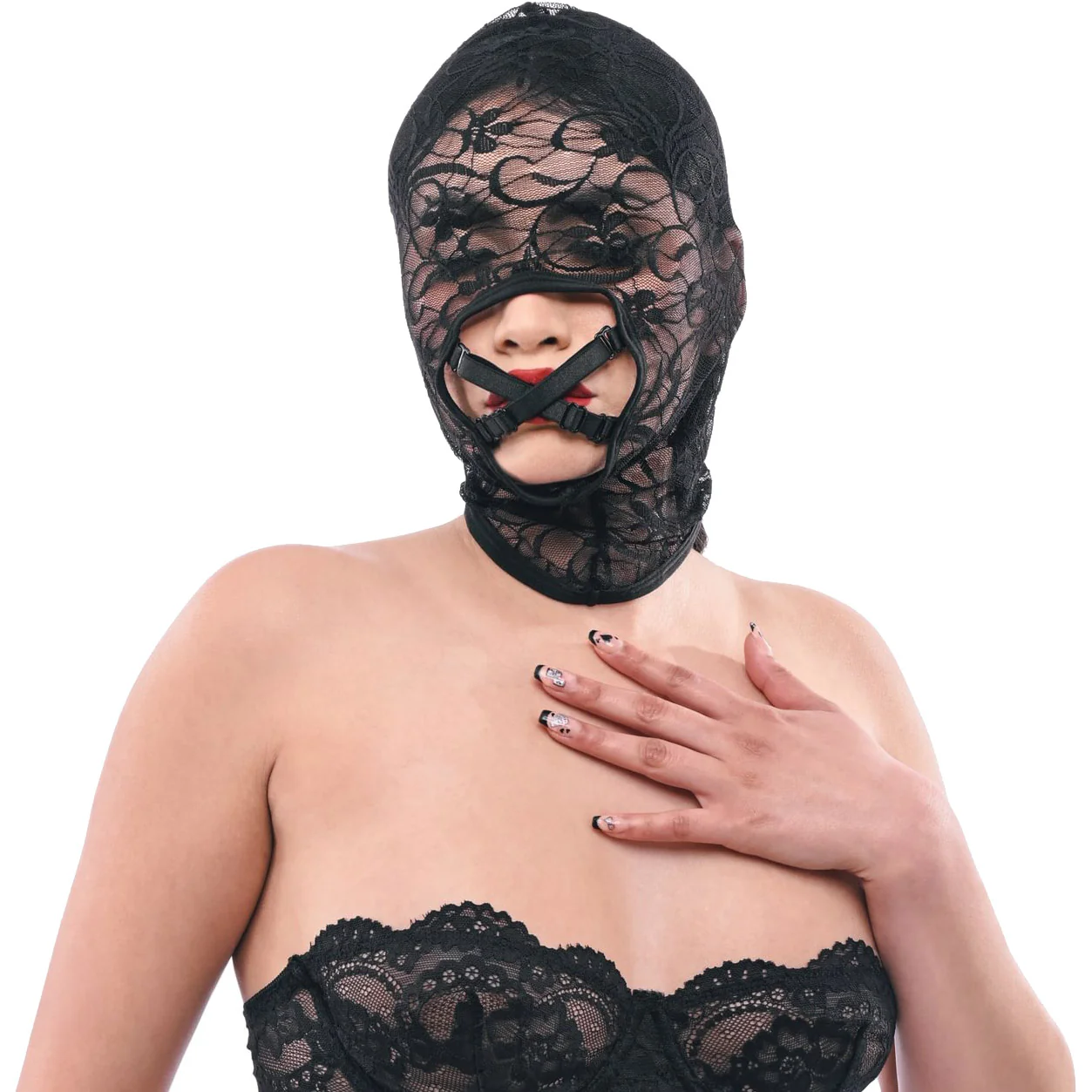 Sex & Mischief Lace Hush Hood - Image 2