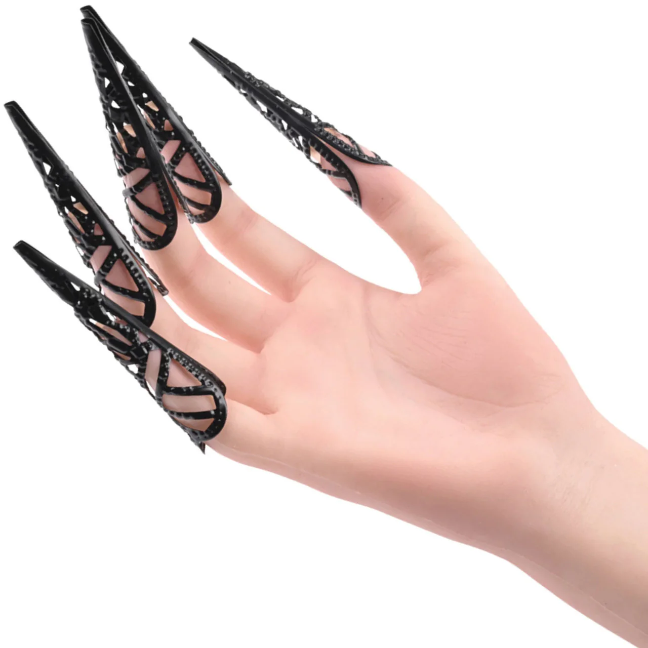 Sex & Mischief Sensory Fingertips By Sportsheets - Black - Image 2