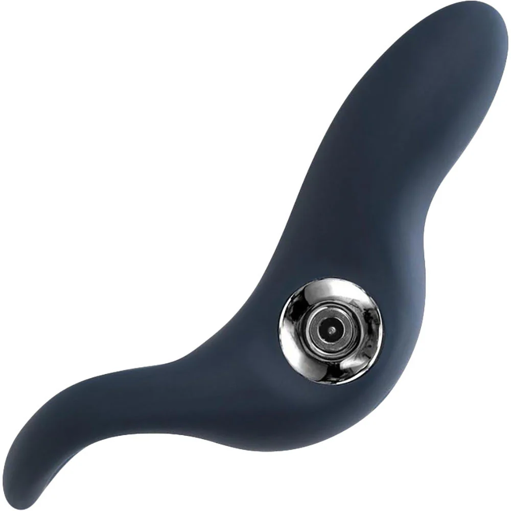 Sexy Bunny Rechargeable Silicone Vibrating Cock Ring by VeDO - Black Pearl - Image 3