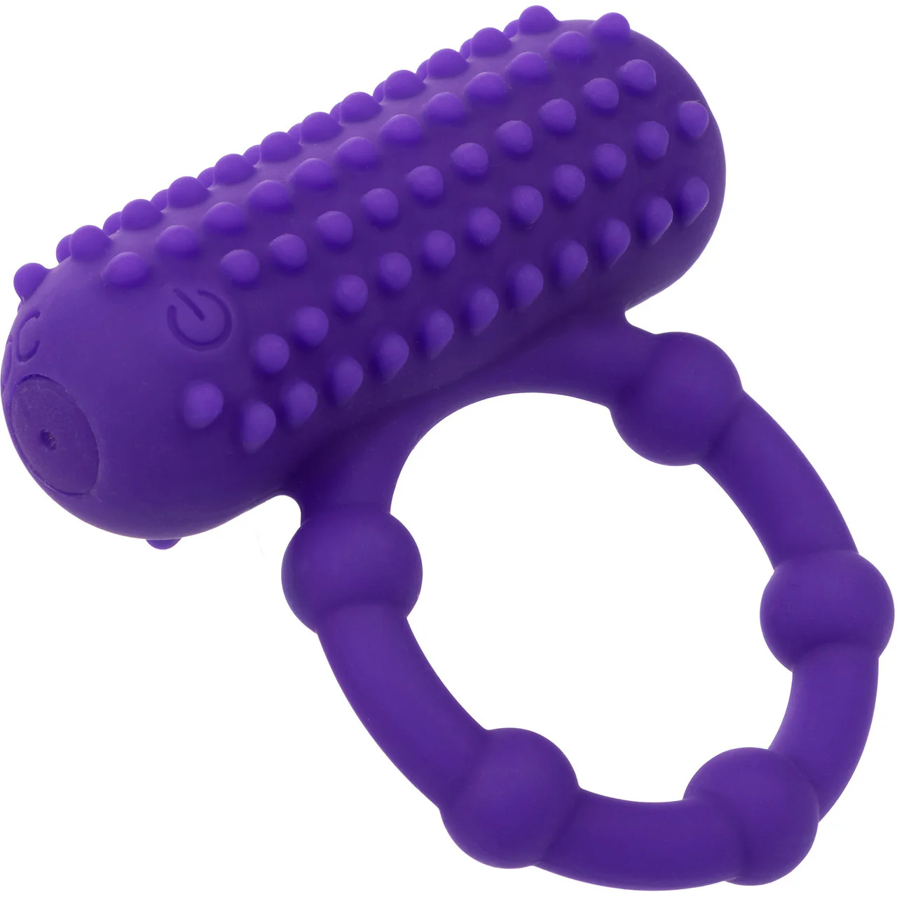 Silicone Rechargeable 5 Bead Maximus Vibrating Cock Ring By CalExotics - Image 3