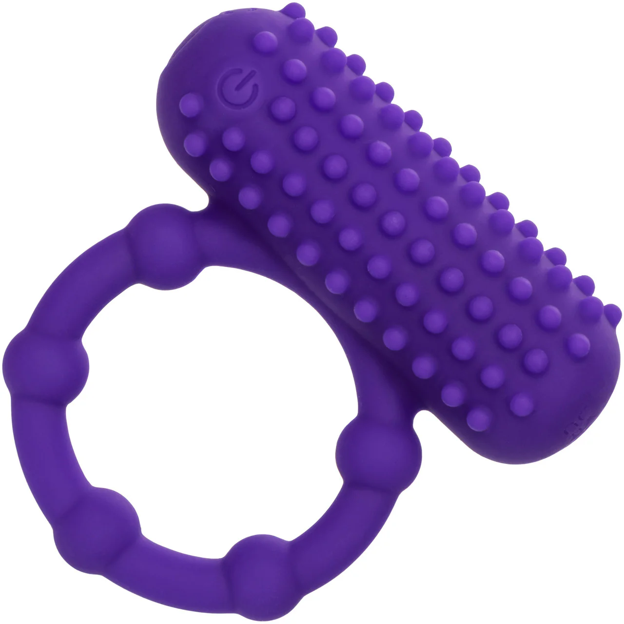 Silicone Rechargeable 5 Bead Maximus Vibrating Cock Ring By CalExotics - Image 4