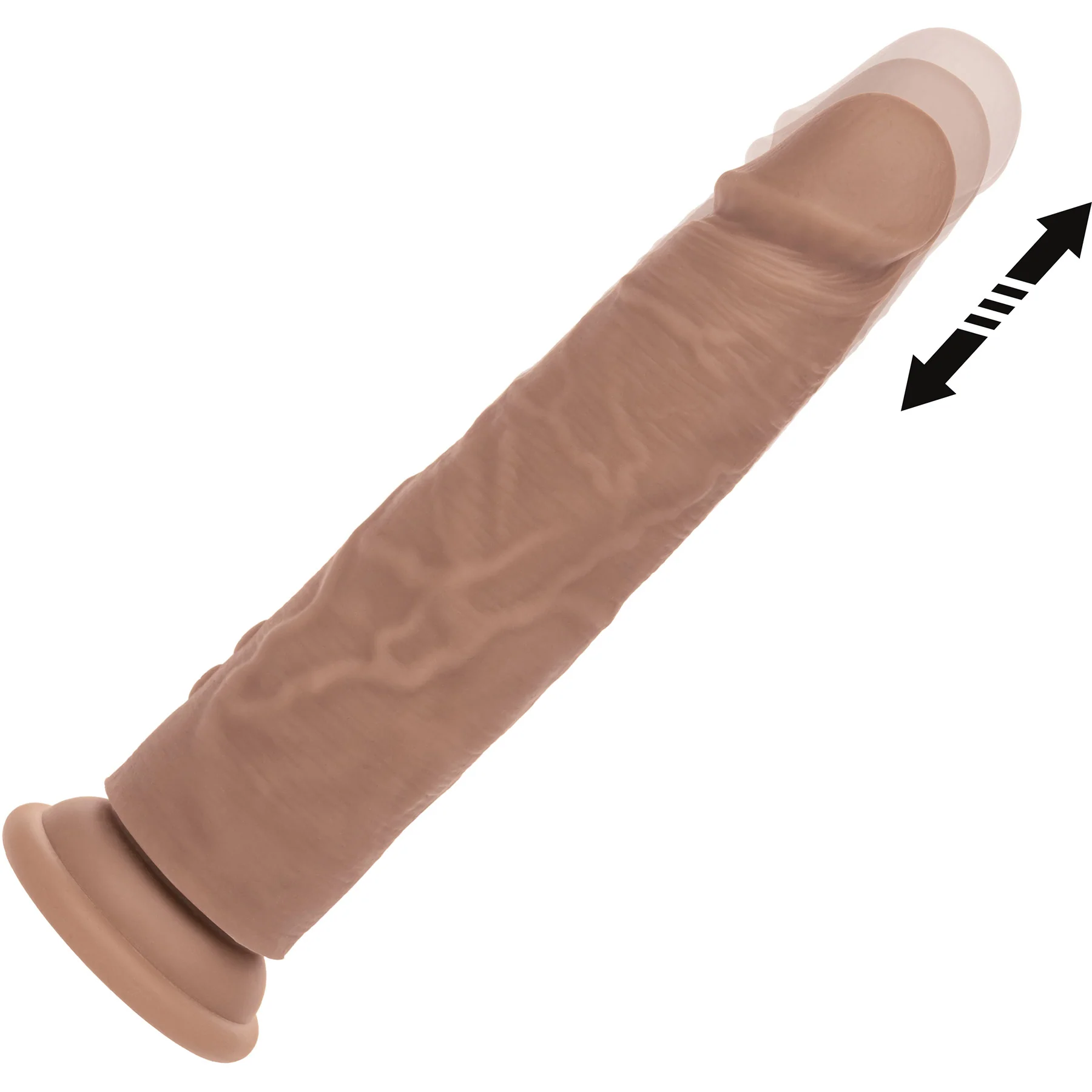 Silicone Studs® Rechargeable Vibrating & Thrusting Suction Cup Dildo - Image 12