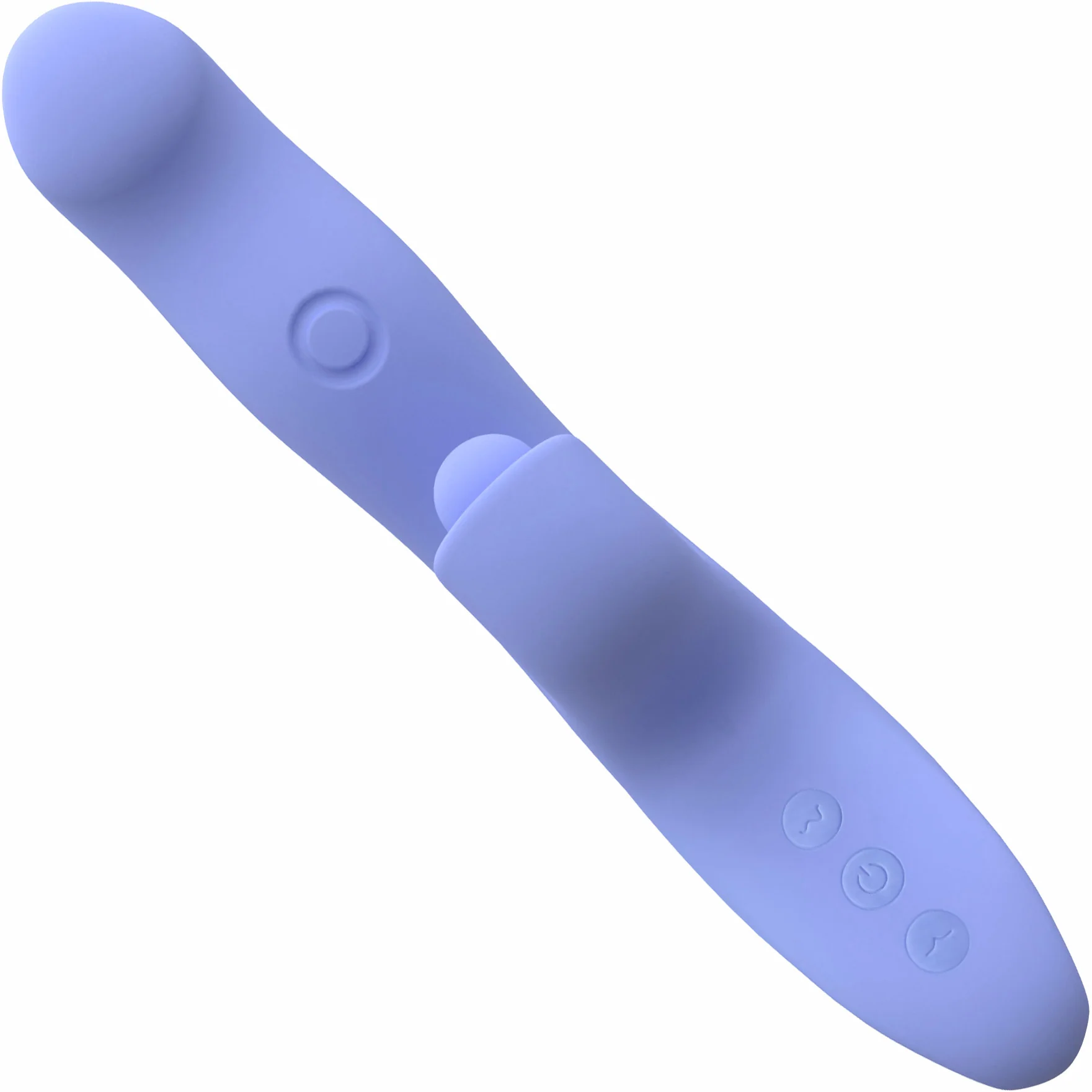Simone Rechargeable Silicone Warming & Tapping Rabbit Vibrator By Blush - Image 7