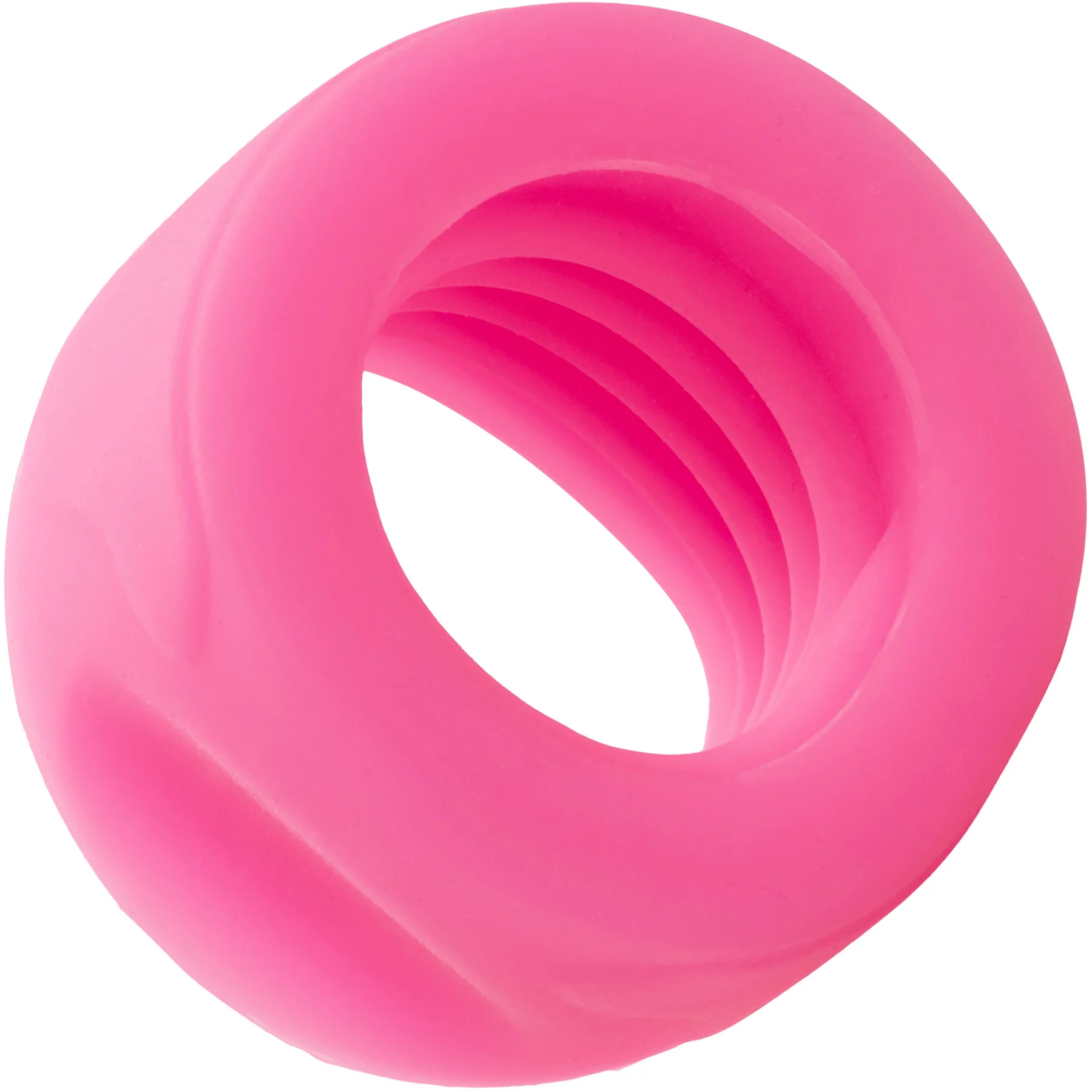 Slop Top Filthy Luv Silicone BJ Enhancer By CalExotics - Pink Glow In The Dark