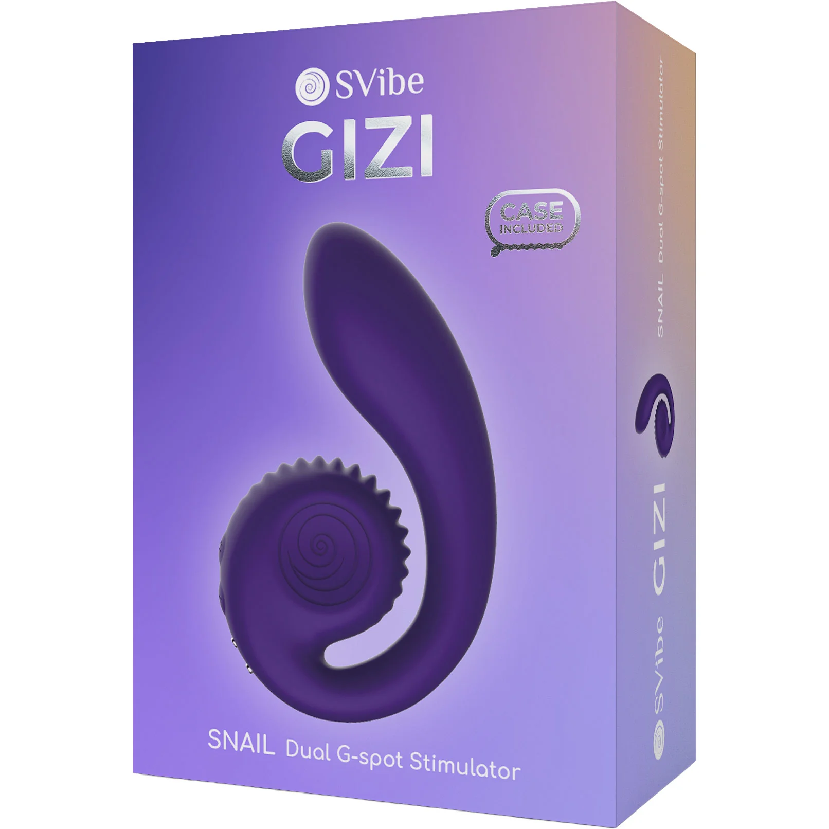 SVibe Snail Gizi Silicone Rechargeable Waterproof Dual Stimulation Vibrator - Image 15