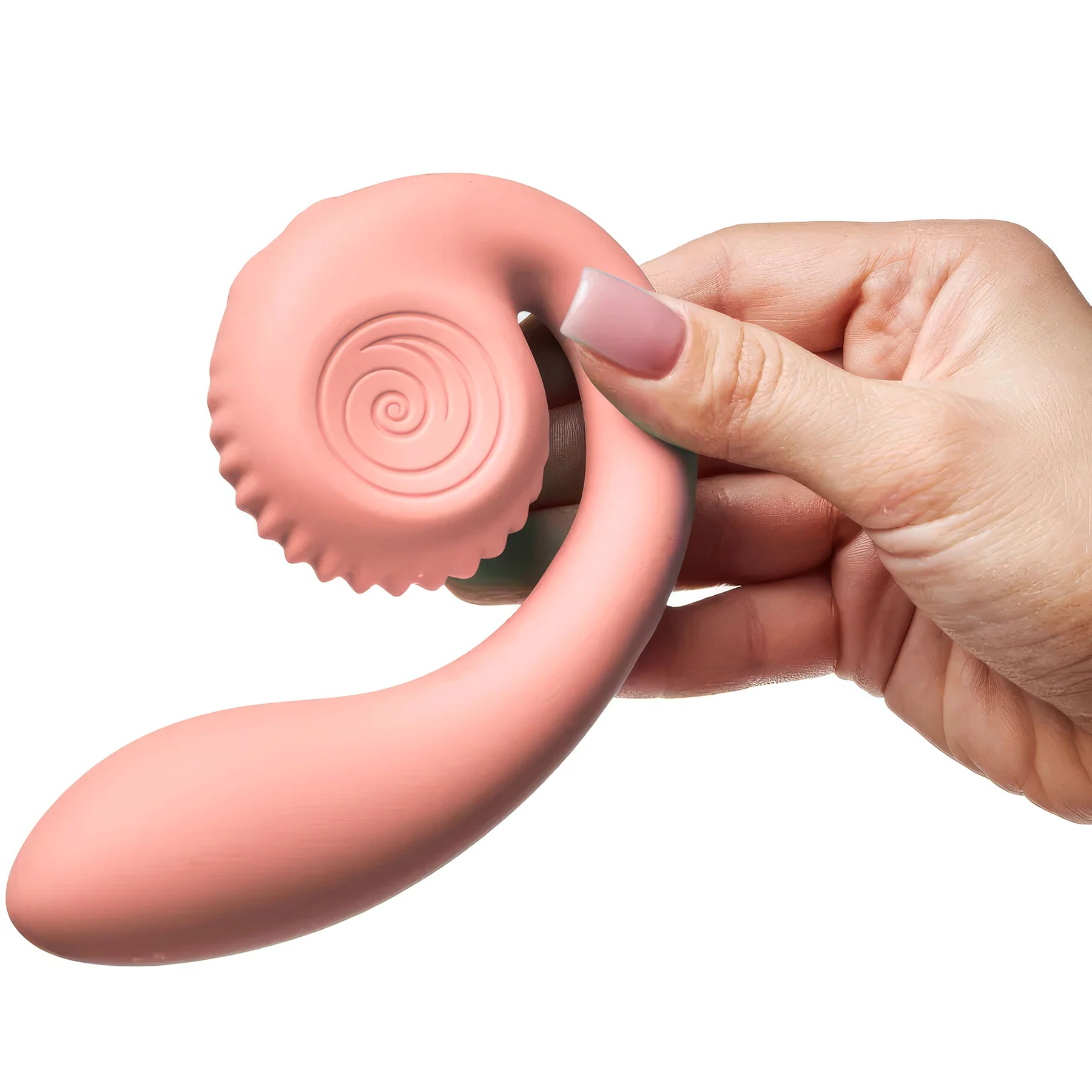 SVibe Snail Gizi Silicone Rechargeable Waterproof Dual Stimulation Vibrator - Image 18