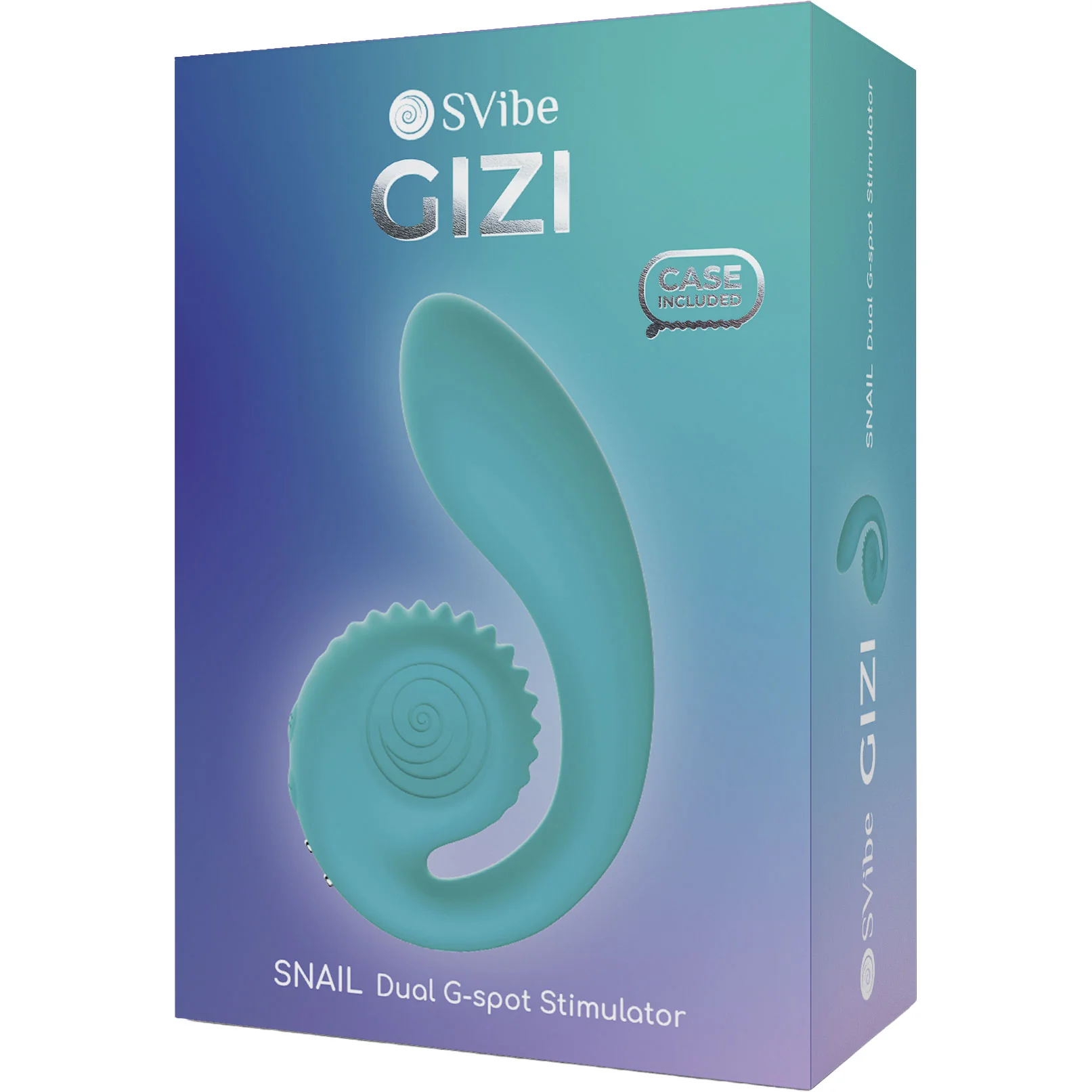 SVibe Snail Gizi Silicone Rechargeable Waterproof Dual Stimulation Vibrator - Image 7