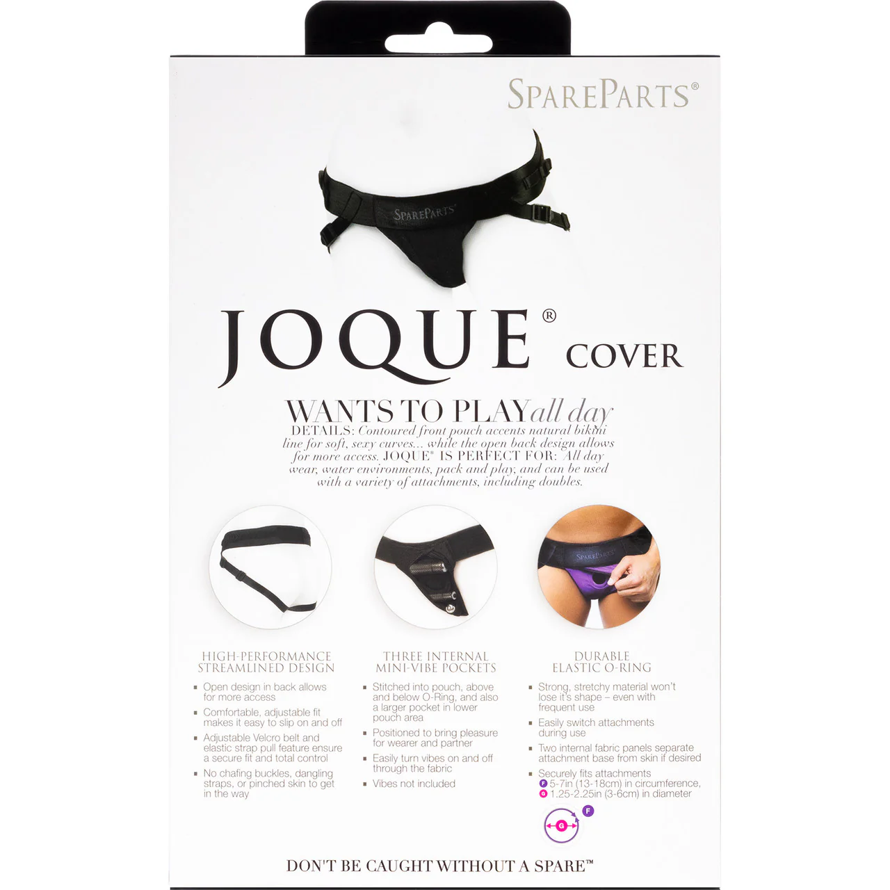 SpareParts Joque Cover Harness - Purple - Image 10