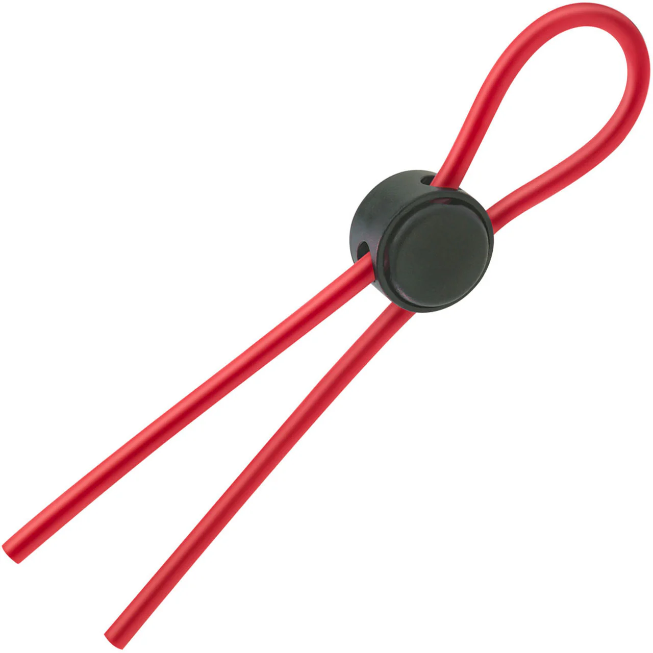 Stay Hard Silicone Loop Cock Ring By Blush Novelties - Red - Image 2