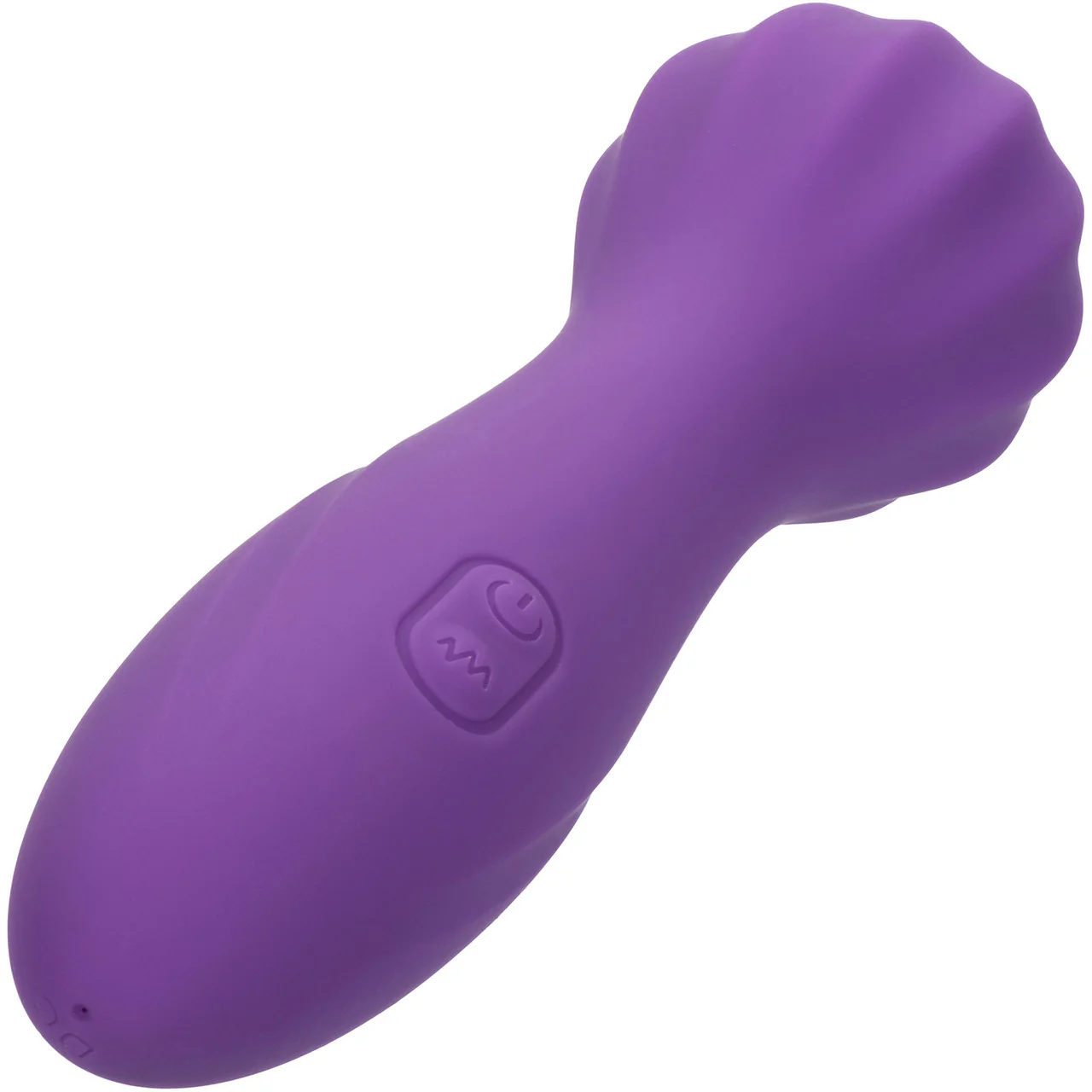 Stella Liquid Silicone "O" Wand Rechargeable Waterproof Wand Style Vibrator By CalExotics - Purple - Image 4