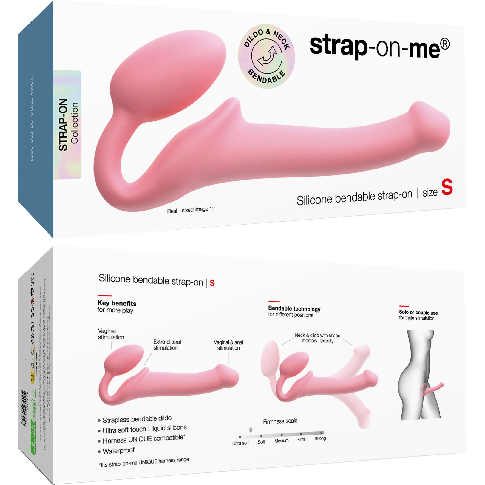 Strap-on-Me Silicone Strapless Strap-On - Small - Image 10