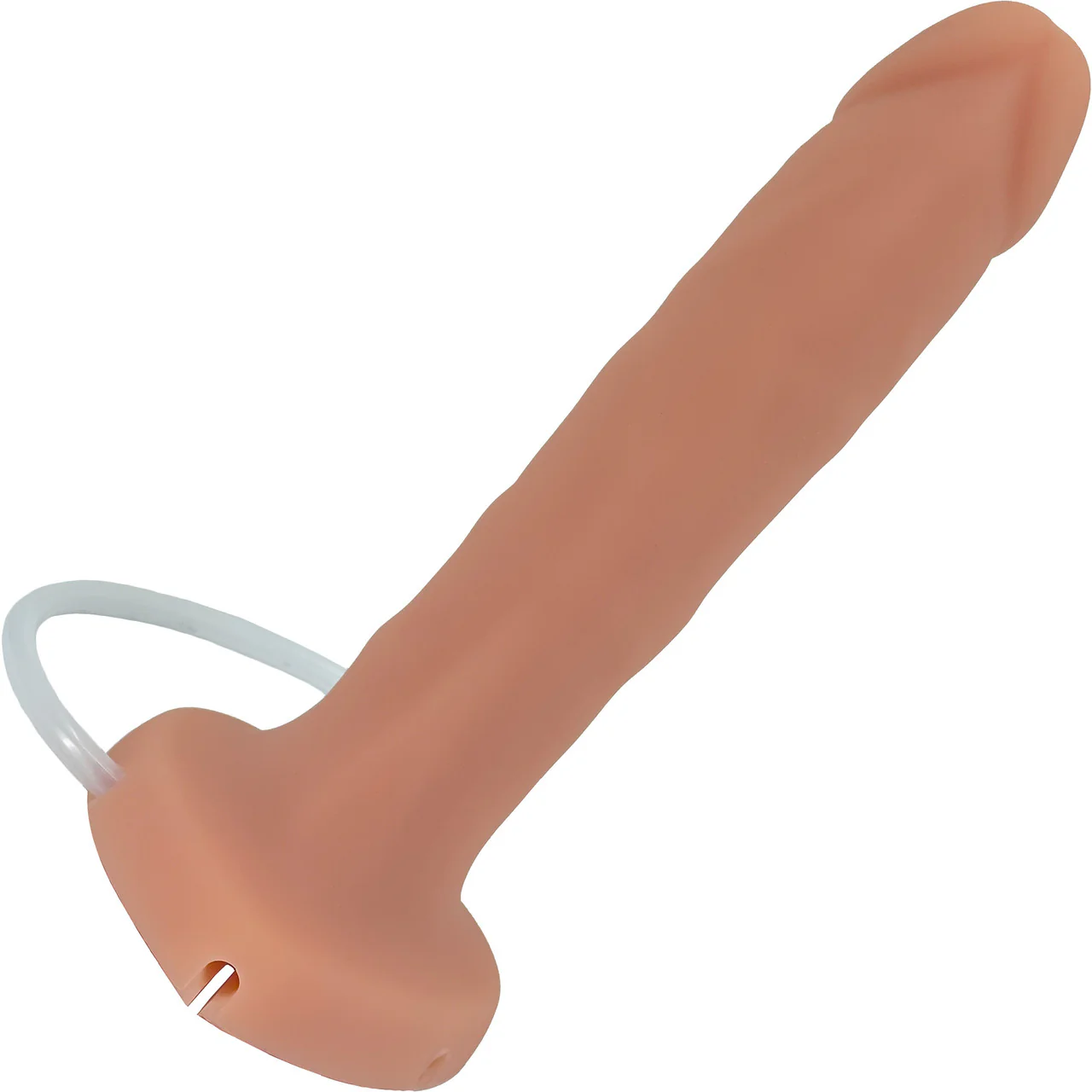 Strap-on-Me Squirting Harness Compatible Realistic Silicone Dildo - Large, Vanilla - Image 4