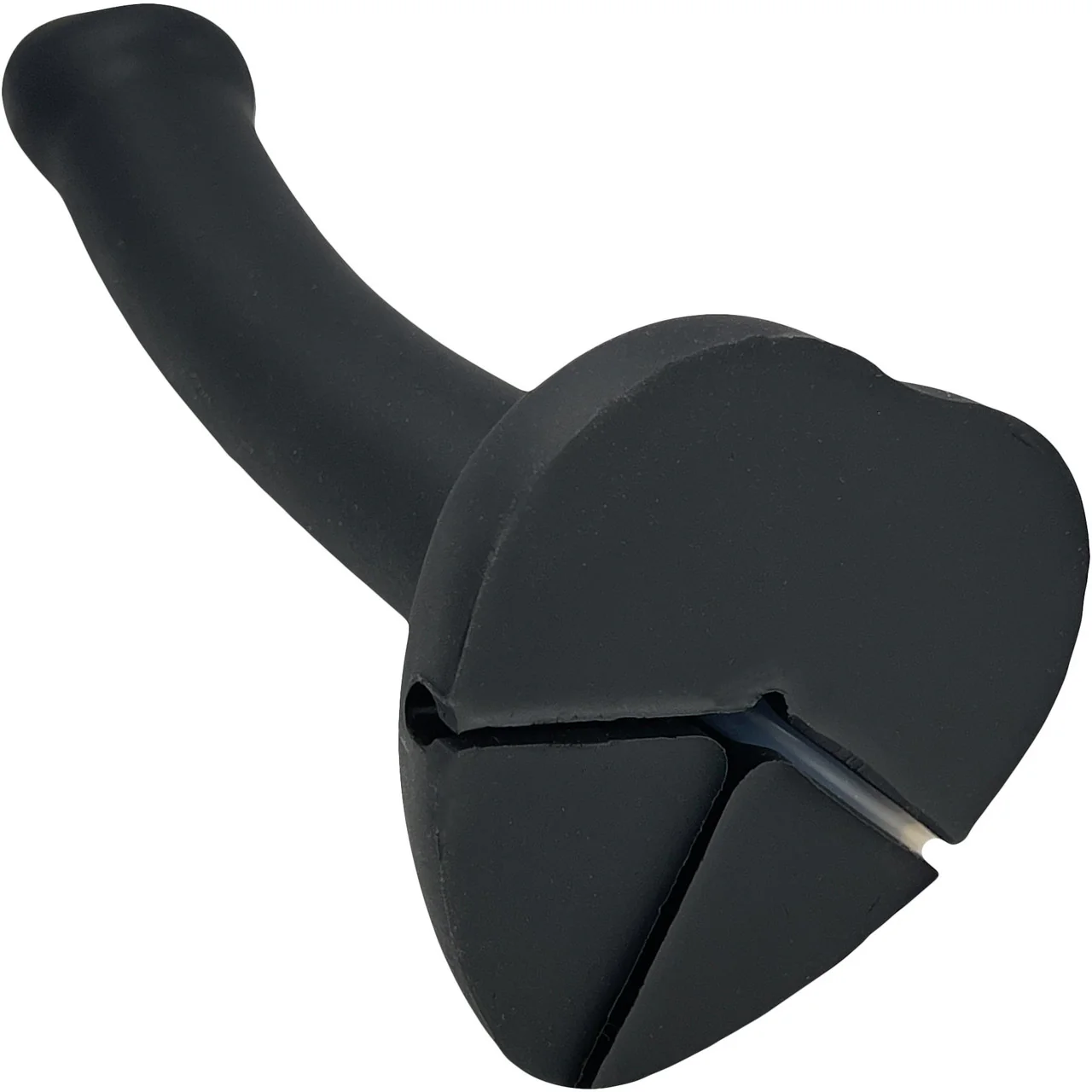 Strap-on-Me Squirting Harness Compatible Silicone Dildo - Small, Black - Image 8