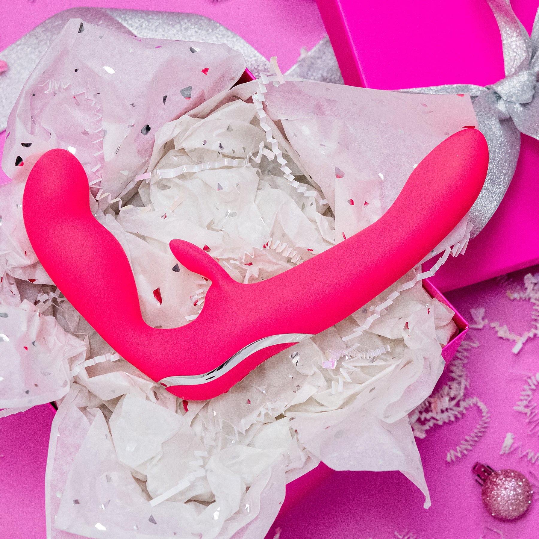 Strapless Strap-On Silicone Rabbit Vibrator By Happy Rabbit® - Image 8