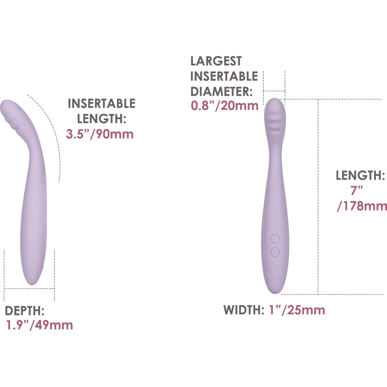 SVAKOM CICI 2 Rechargeable Warming App Controlled Slim Silicone G-Spot Vibrator - Pastel Lilac - Image 11