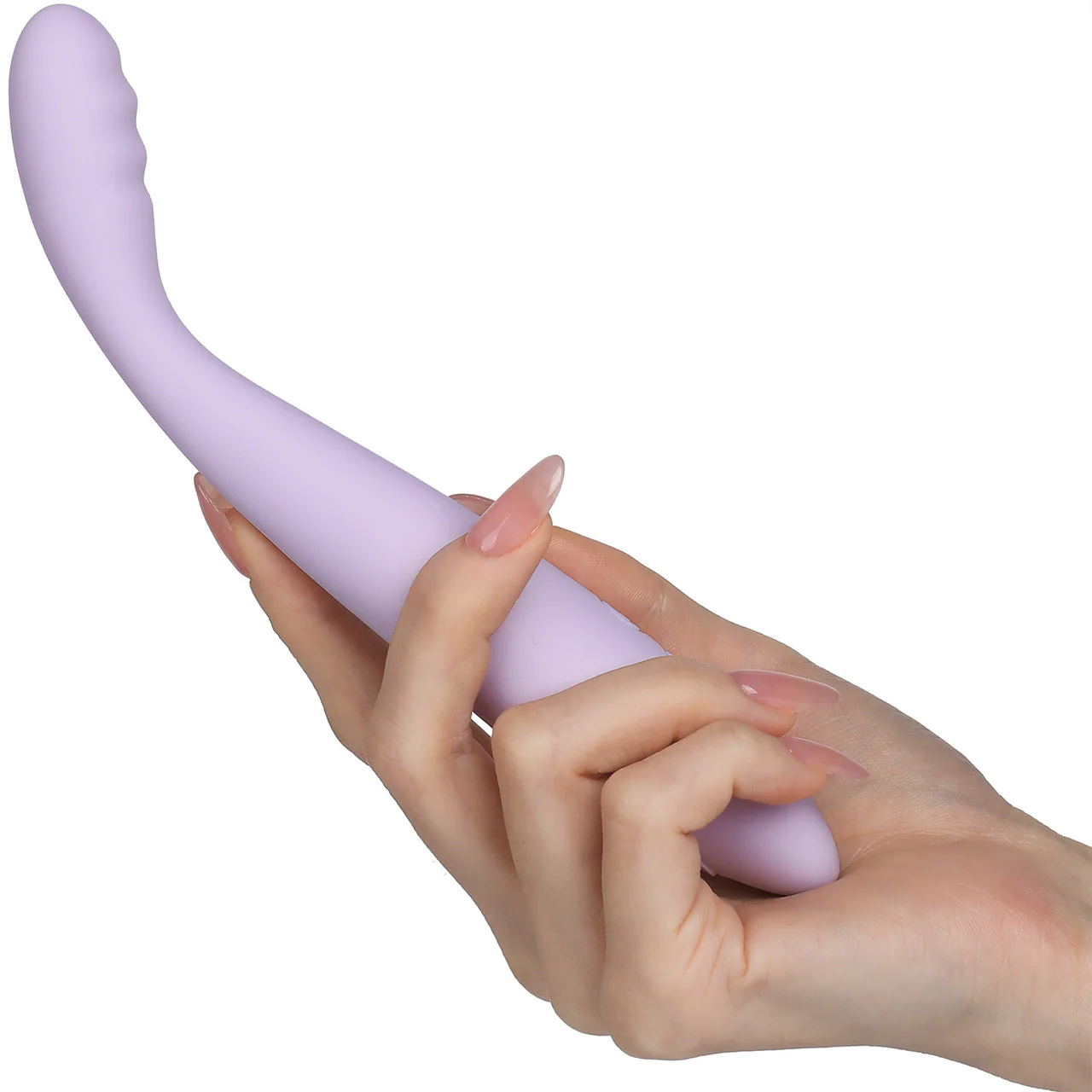 SVAKOM CICI 2 Rechargeable Warming App Controlled Slim Silicone G-Spot Vibrator - Pastel Lilac - Image 2