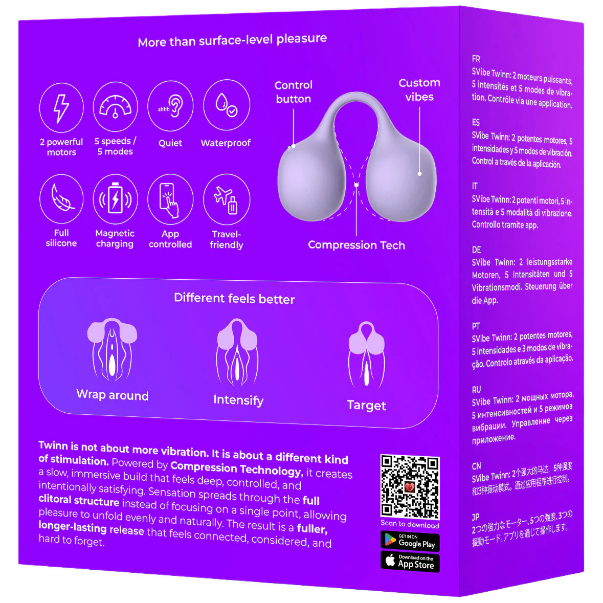 SVibe Snail Twinn Silicone Clit Hugging Vibrator - Image 11