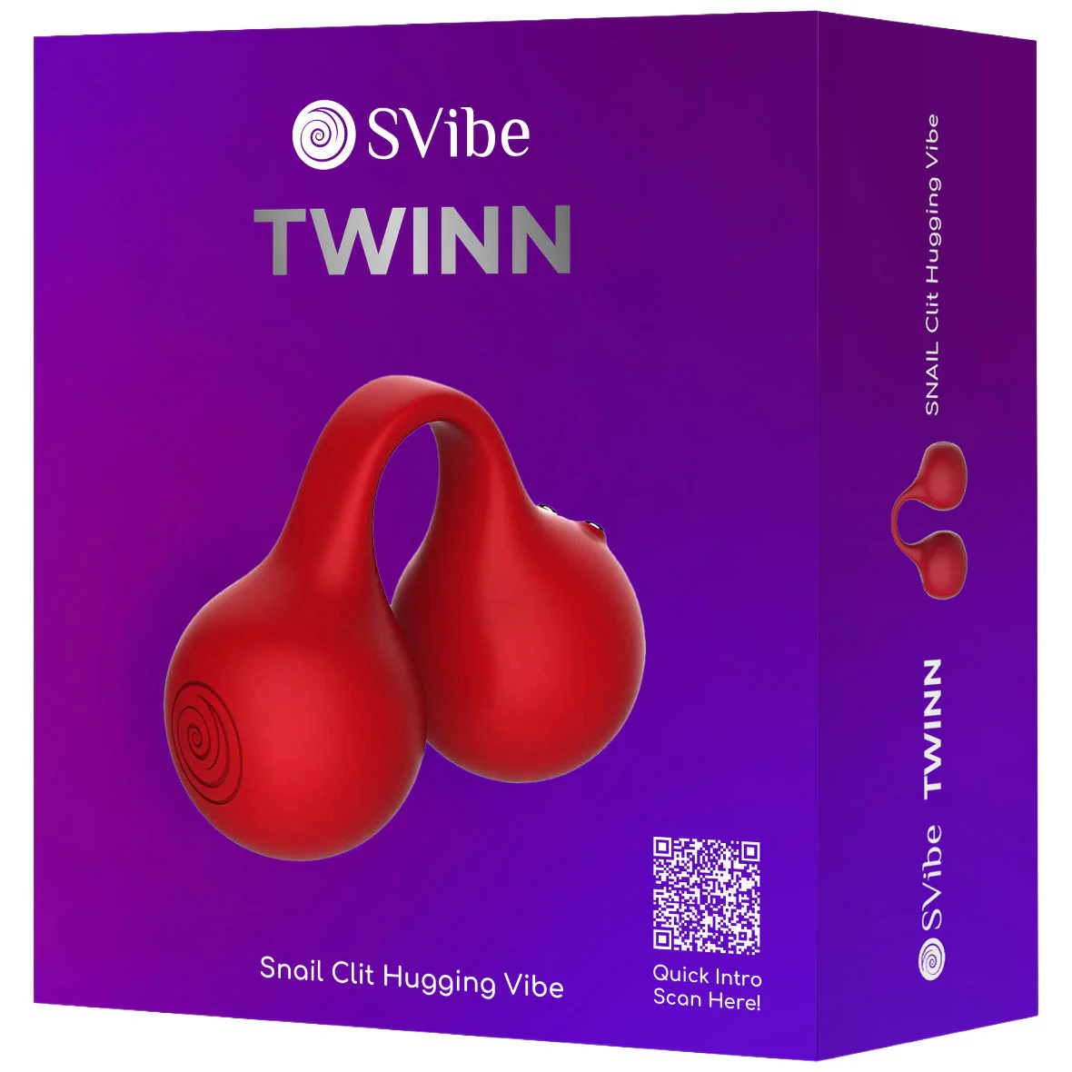 SVibe Snail Twinn Silicone Clit Hugging Vibrator - Image 15