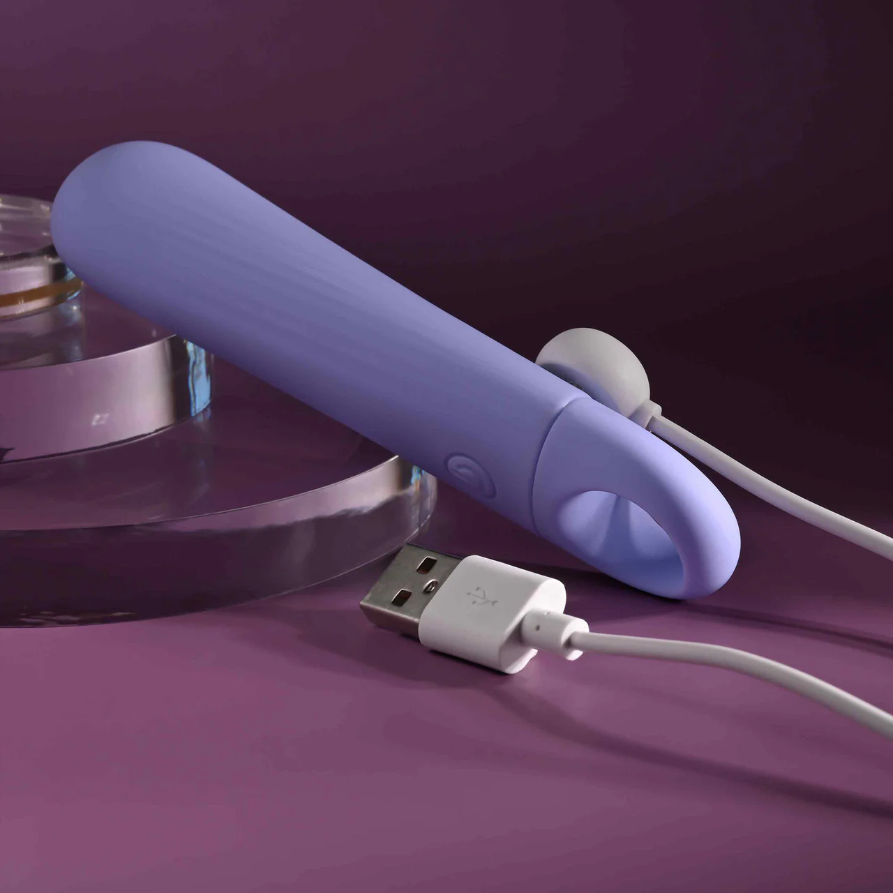 Tart Teaser Rechargeable Waterproof Silicone Wedge Vibrator By Evolved Novelties - Purple - Image 10
