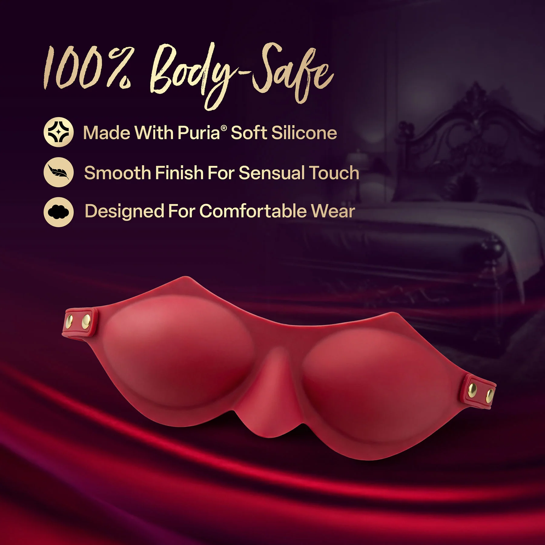 Temptasia® Ardor® Silicone Blindfold - Image 28