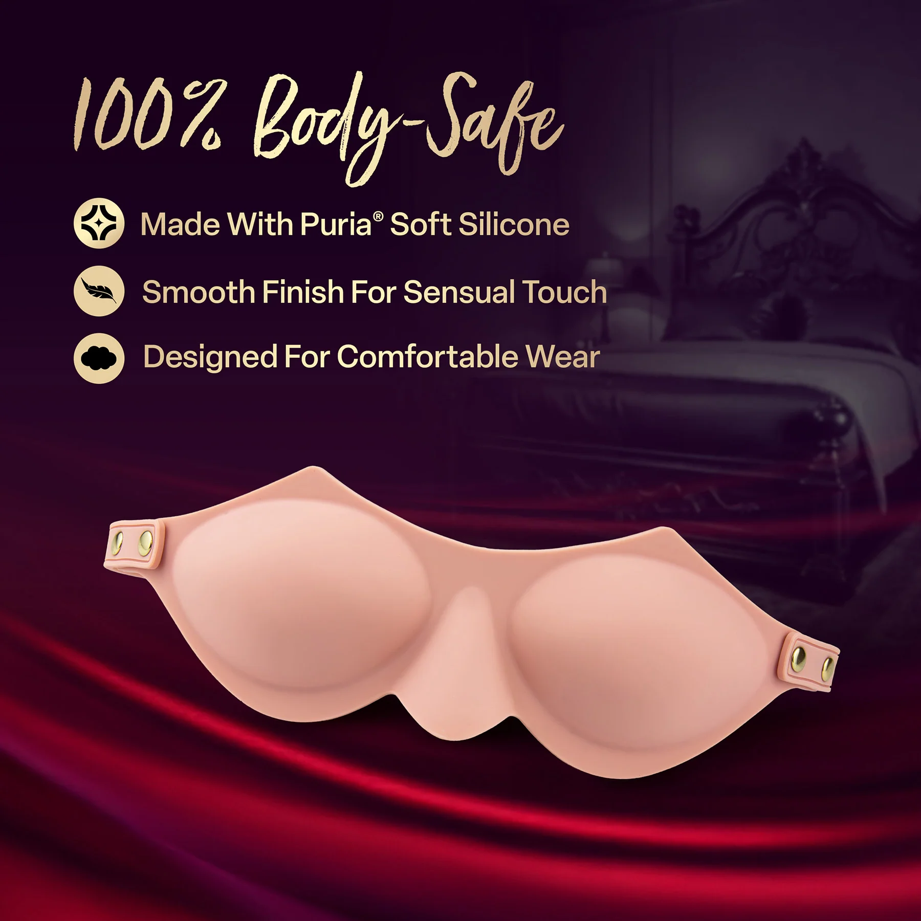 Temptasia® Ardor® Silicone Blindfold - Image 4