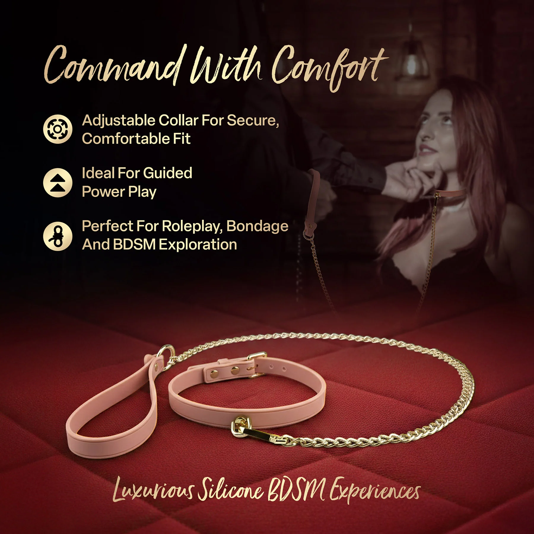 Temptasia® Ardor® Silicone Collar & Leash - Image 10