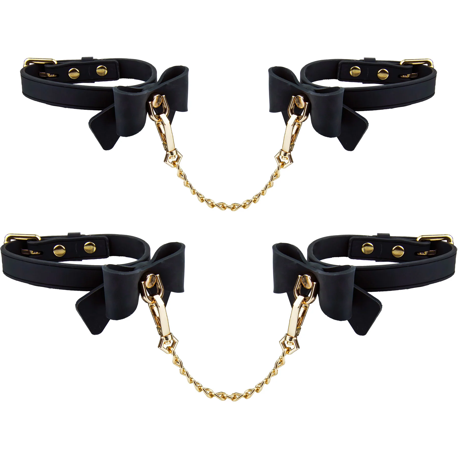 Temptasia® Ardor® Silicone Wrist & Ankle Restraints With Bow - Image 9