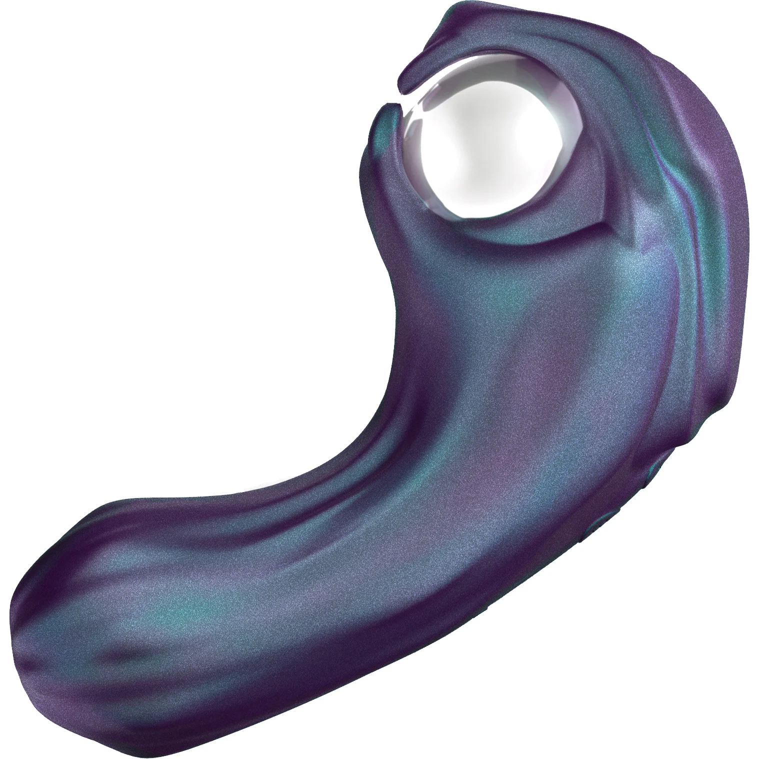 Temptasia By Blush Viper Pulse Vibrator With Mystical Plasma Globe - Dark Millenia