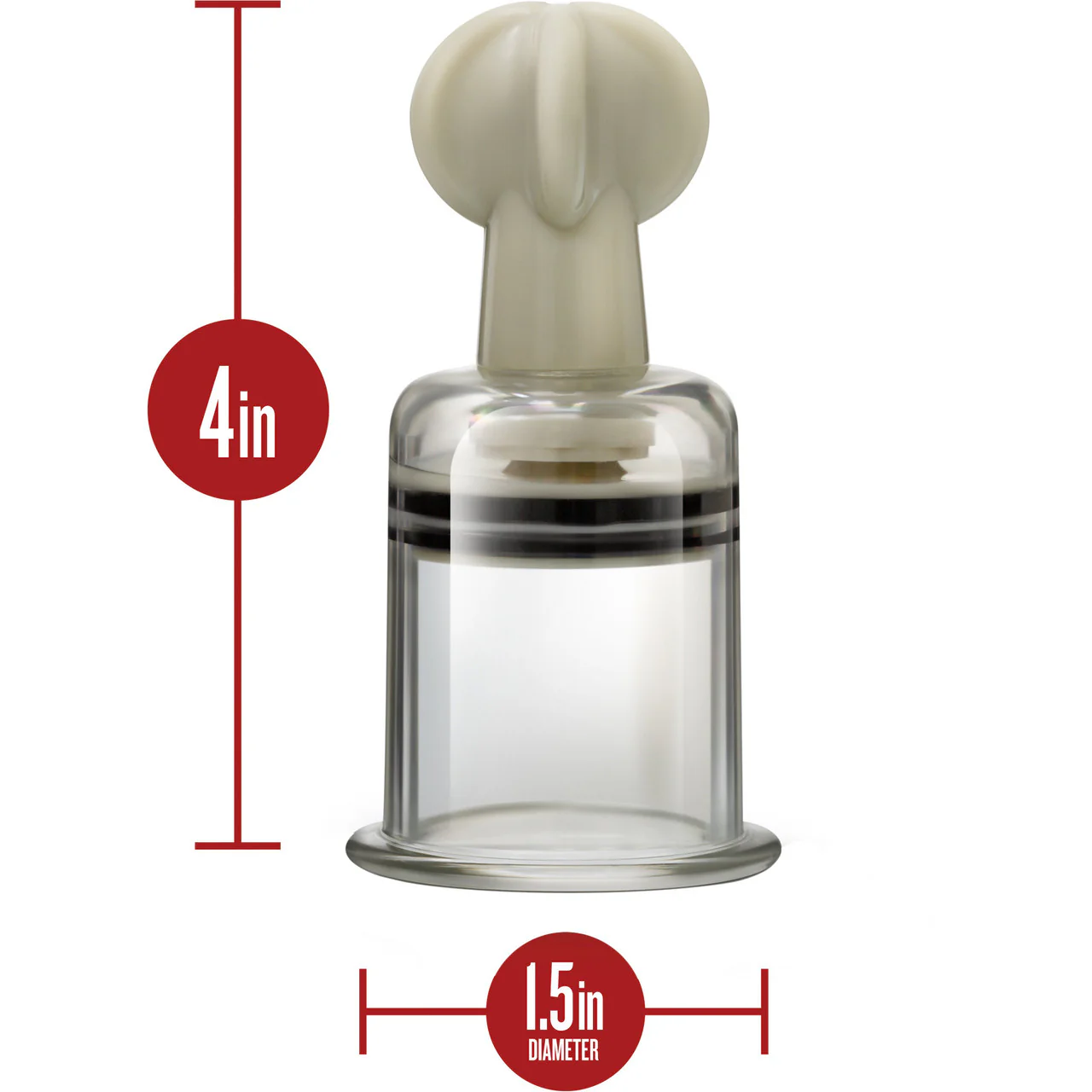 Temptasia Clit And Nipple Large Twist Suckers - Set of 2 By Blush - Image 3