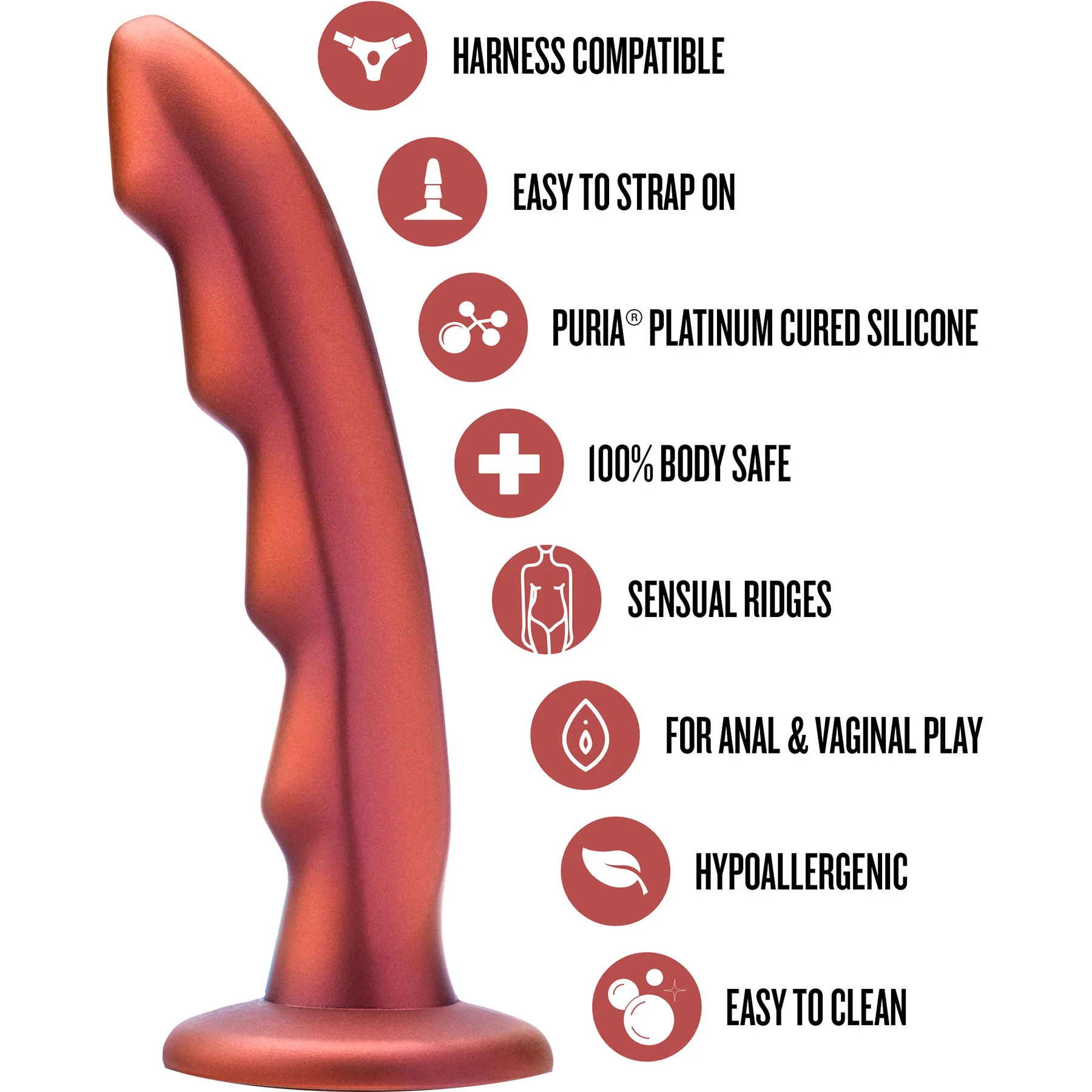 Temptasia Jealousy Peg Silicone Dildo By Blush - Image 9