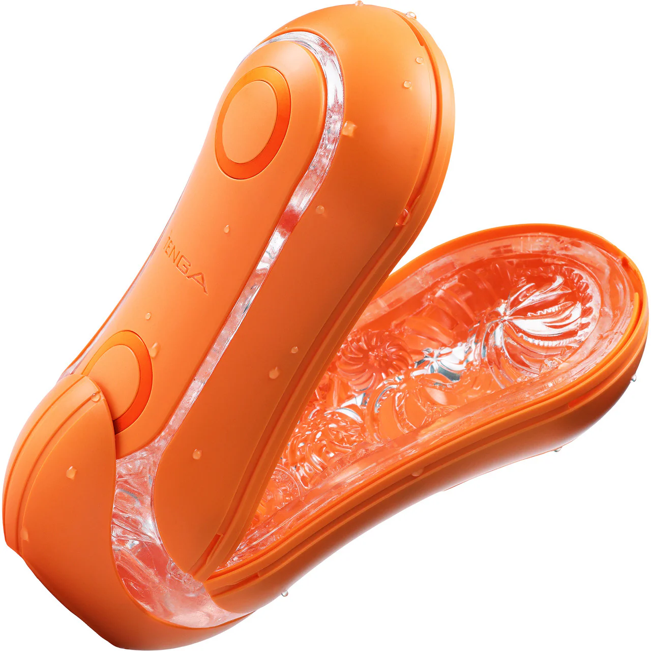 Tenga Flip Orb Penis Masturbator - Sunset Orange - Image 3