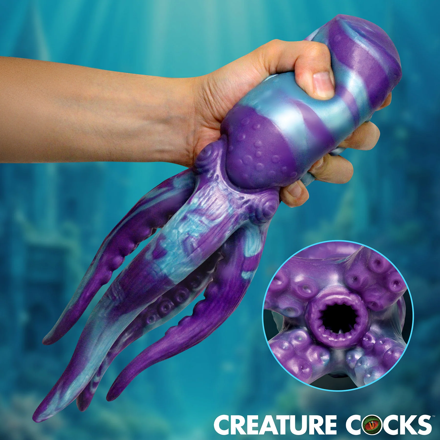 Tenta Stroke Silicone Penis Masturbator By Creature Cocks - Image 6
