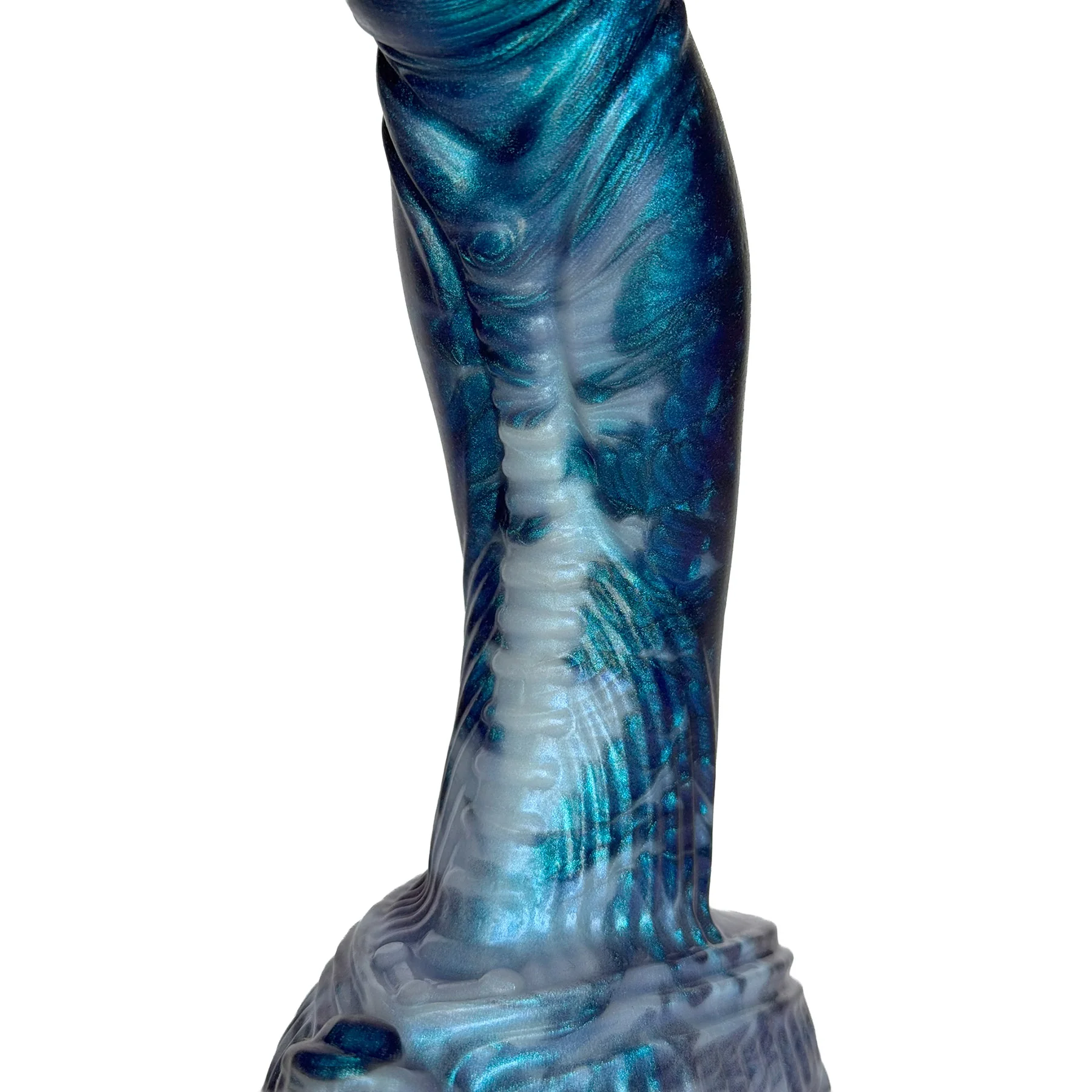 The Atlan Biomechanical 6.75" Silicone Dildo By Uberrime - Small Size - Image 4
