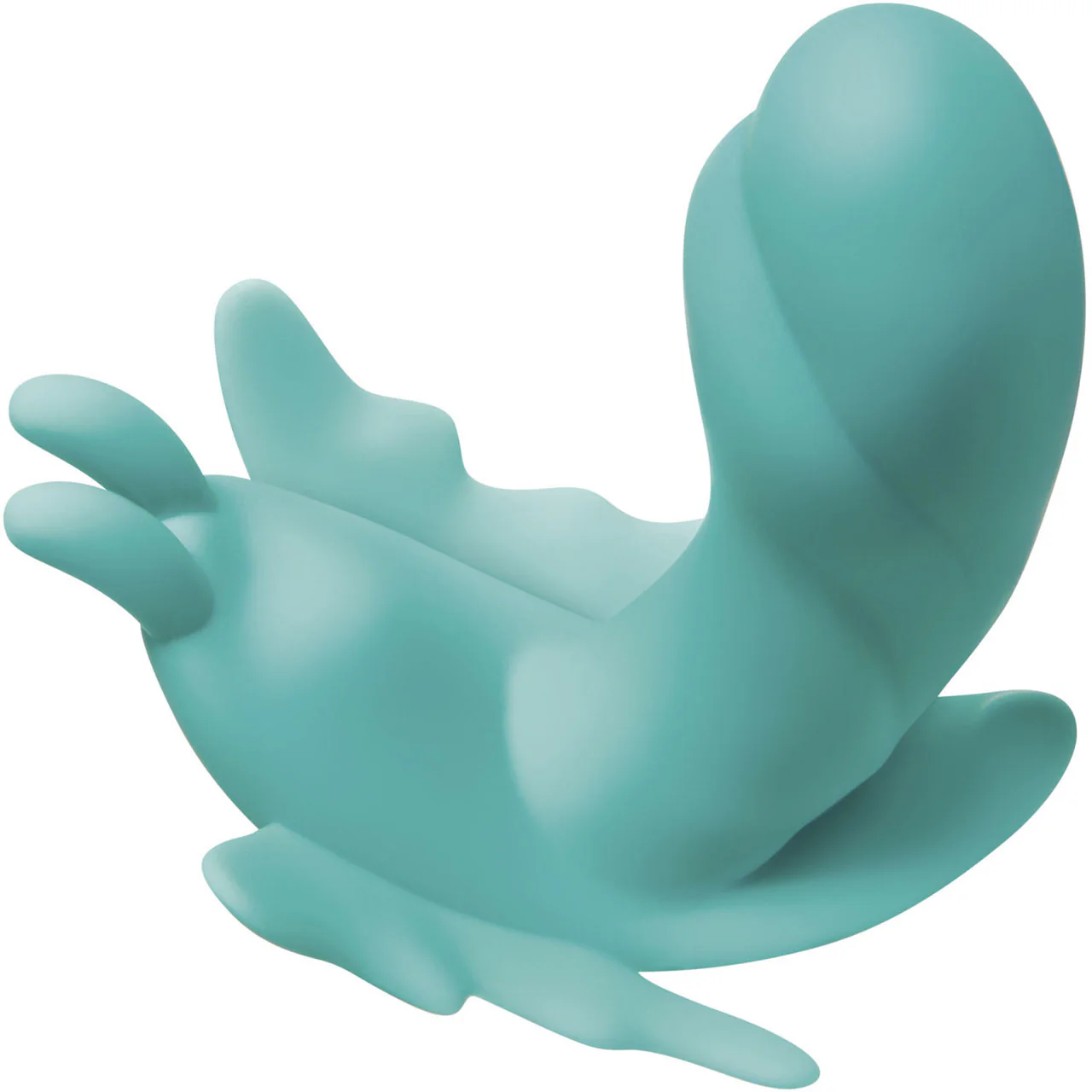The Butterfly Effect Clitoral & G-Spot Teal Wearable Remote Vibrator By Evolved Novelties - Image 3