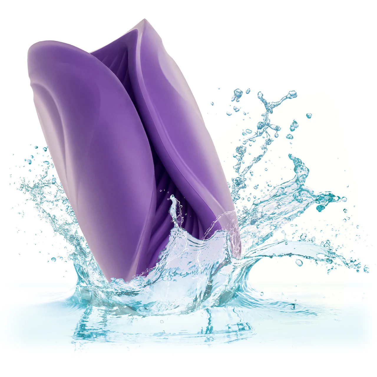 The Gripper Spiral Grip Penis Masturbator By CalExotics - Purple - Image 6