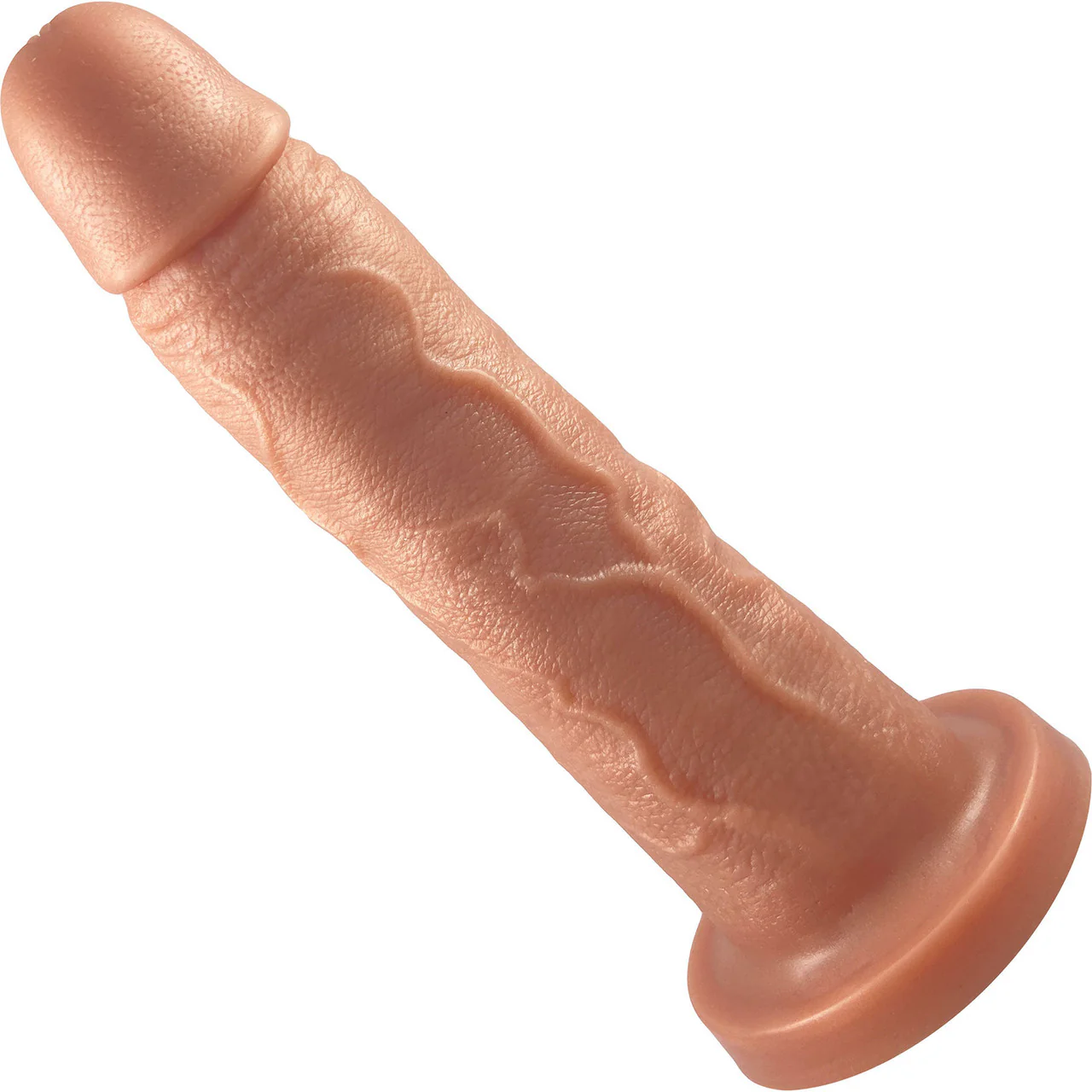 The Maximus Giant 8.75" Platinum Silicone Ultrarealistic Dildo By Uberrime - Caramel - Image 4