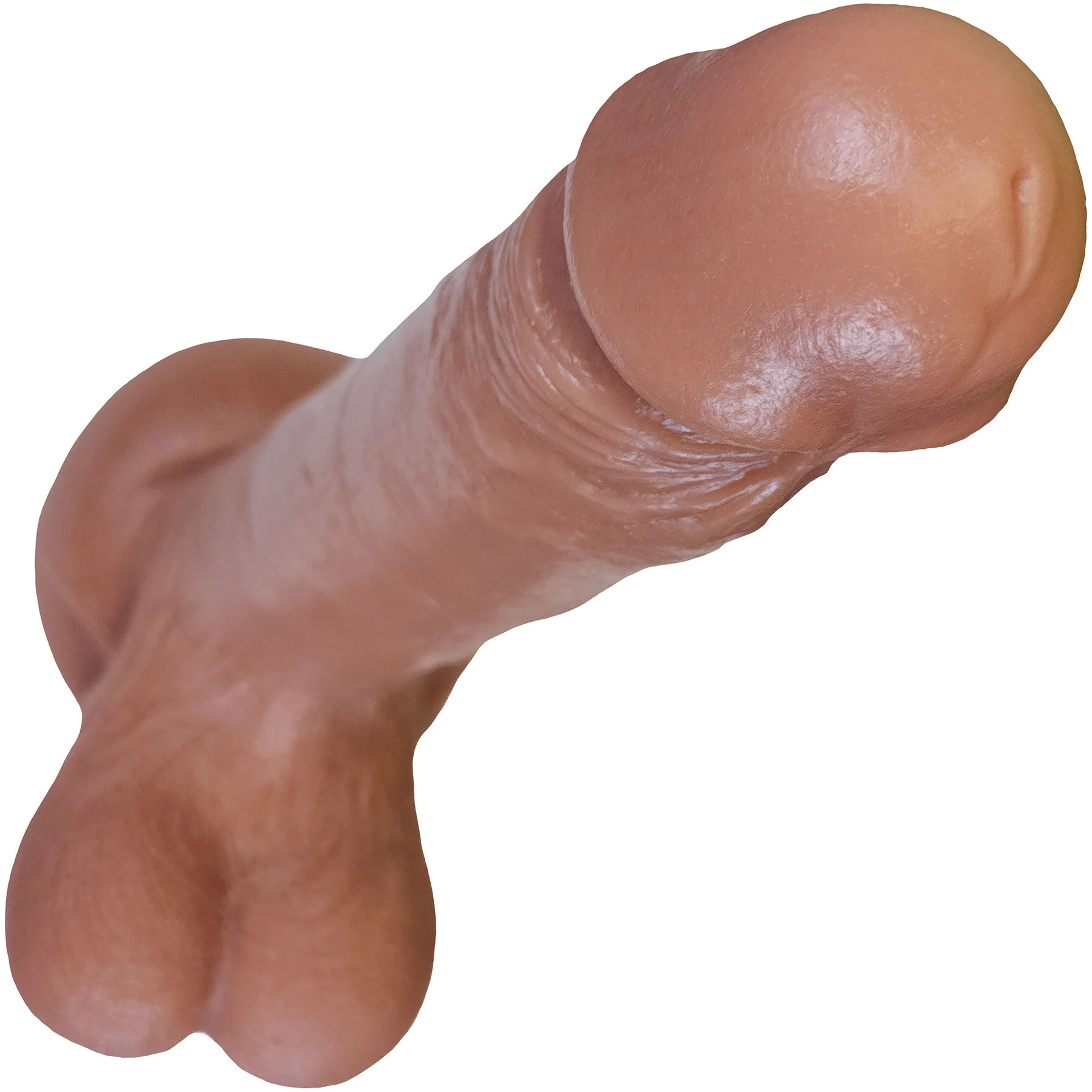 The Ninja 7.25 Inch Silicone Posable Realistic Dual Density Dildo With Balls & Suction Cup Base By Fukena - Image 11