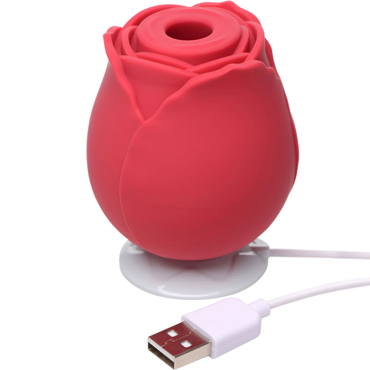 The Rose Rechargeable Clitoral Pressure Wave Stimulator By Pleasure Engine - Red - Image 10