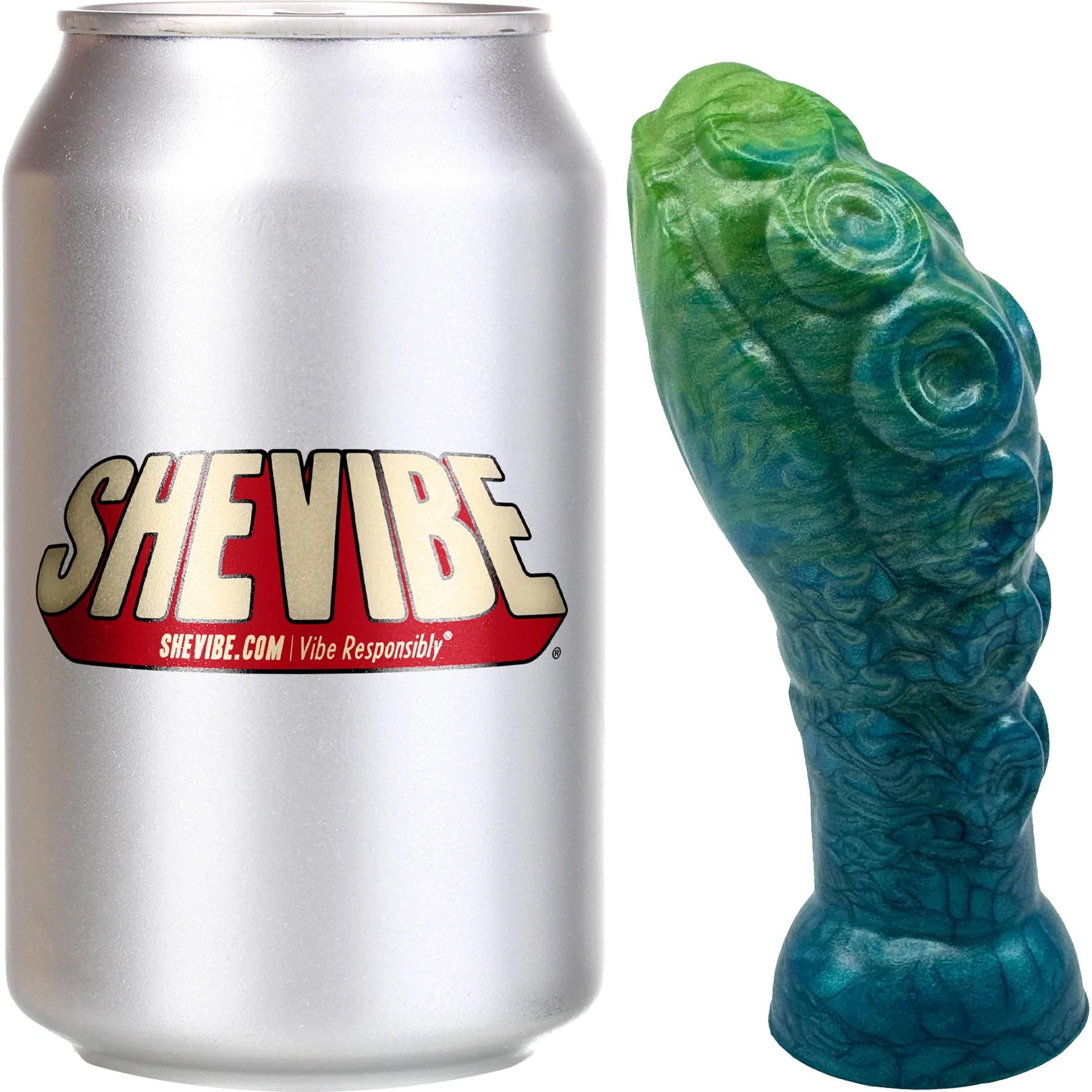 The Thetis Tentacle 4.75" Small Silicone Vaginal Plug By Uberrime - Image 8