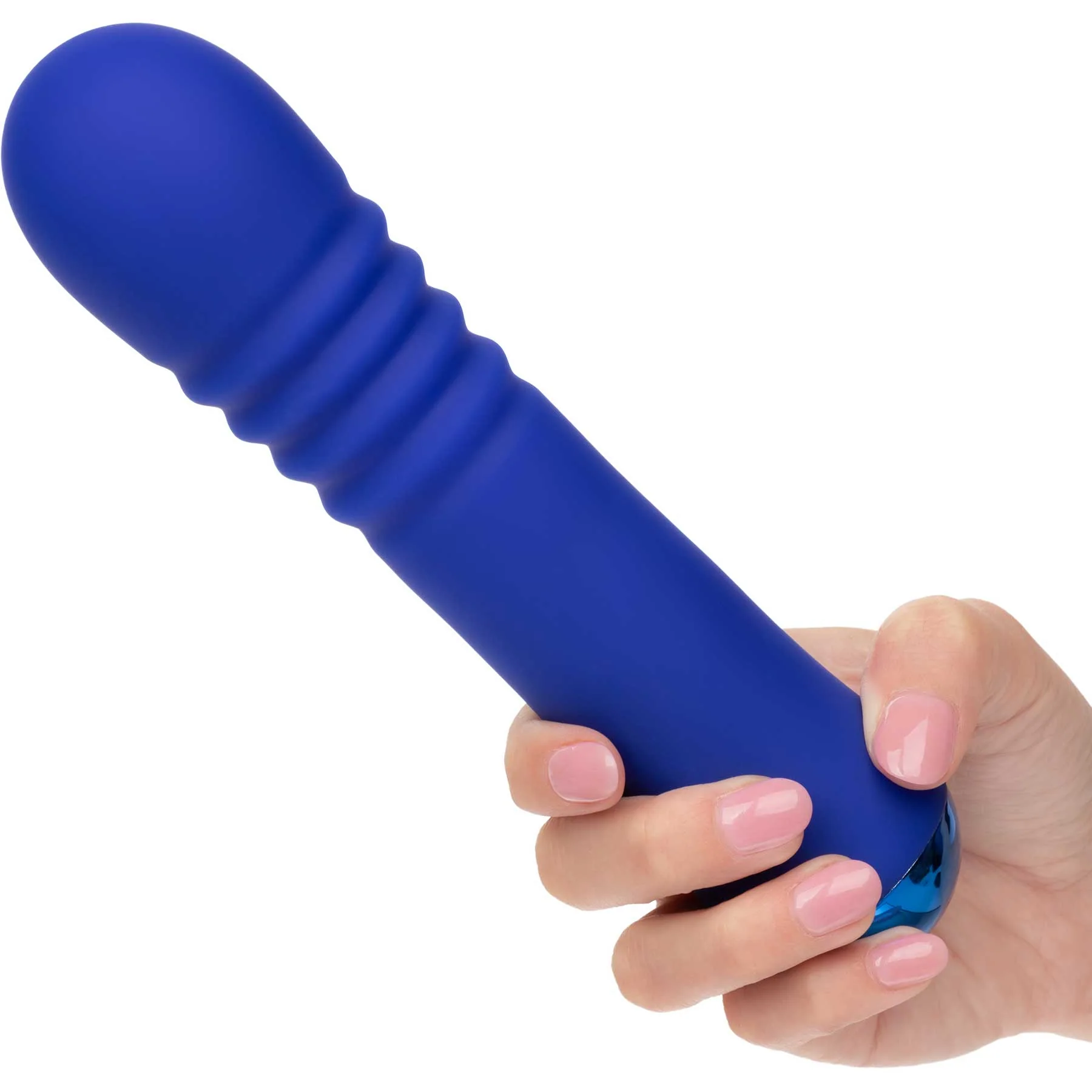 Thicc™ Chubby Rechargeable Silicone Vibrating Thrusting Wand - Image 4