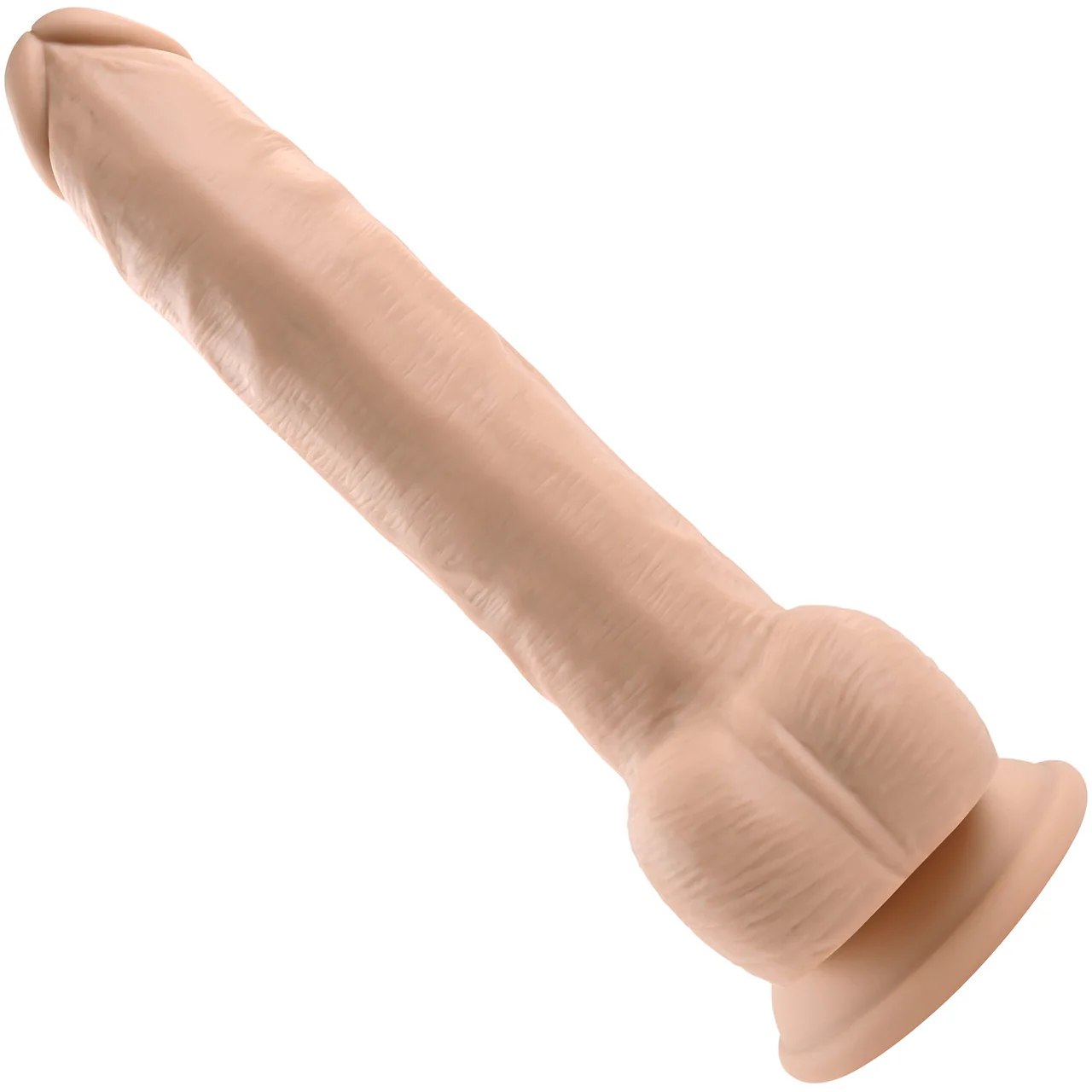 Thrust In Me Silicone Thrusting Vibrating Realistic Dong With Remote By Evolved Novelties - Vanilla - Image 2