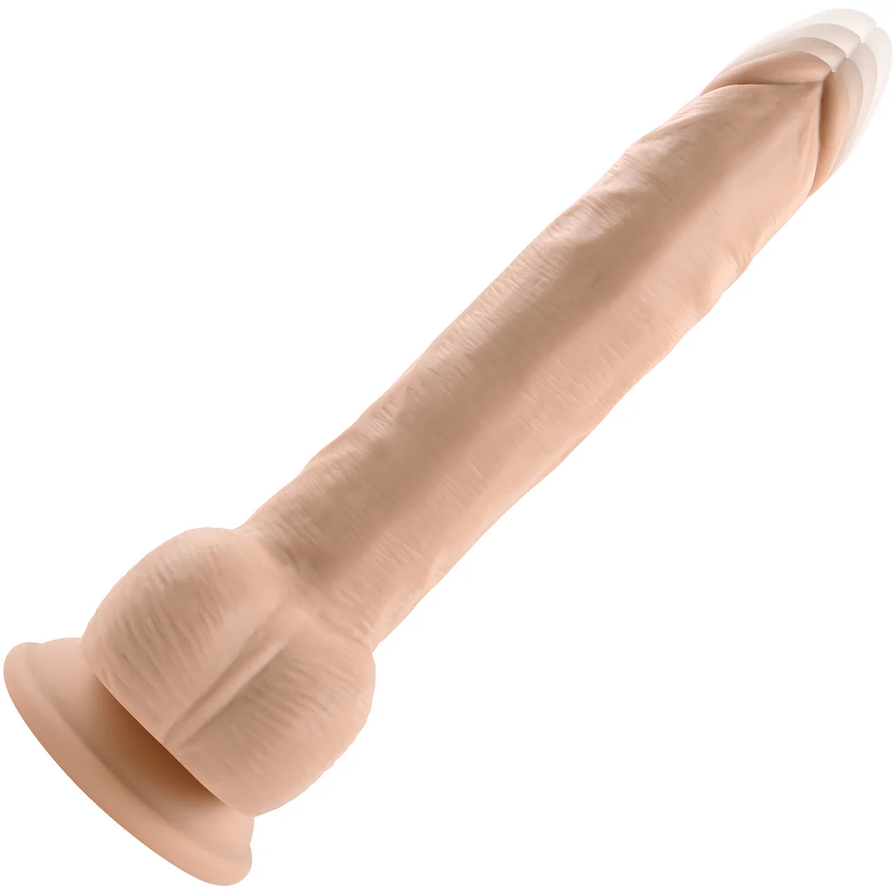 Thrust In Me Silicone Thrusting Vibrating Realistic Dong With Remote By Evolved Novelties - Vanilla - Image 5