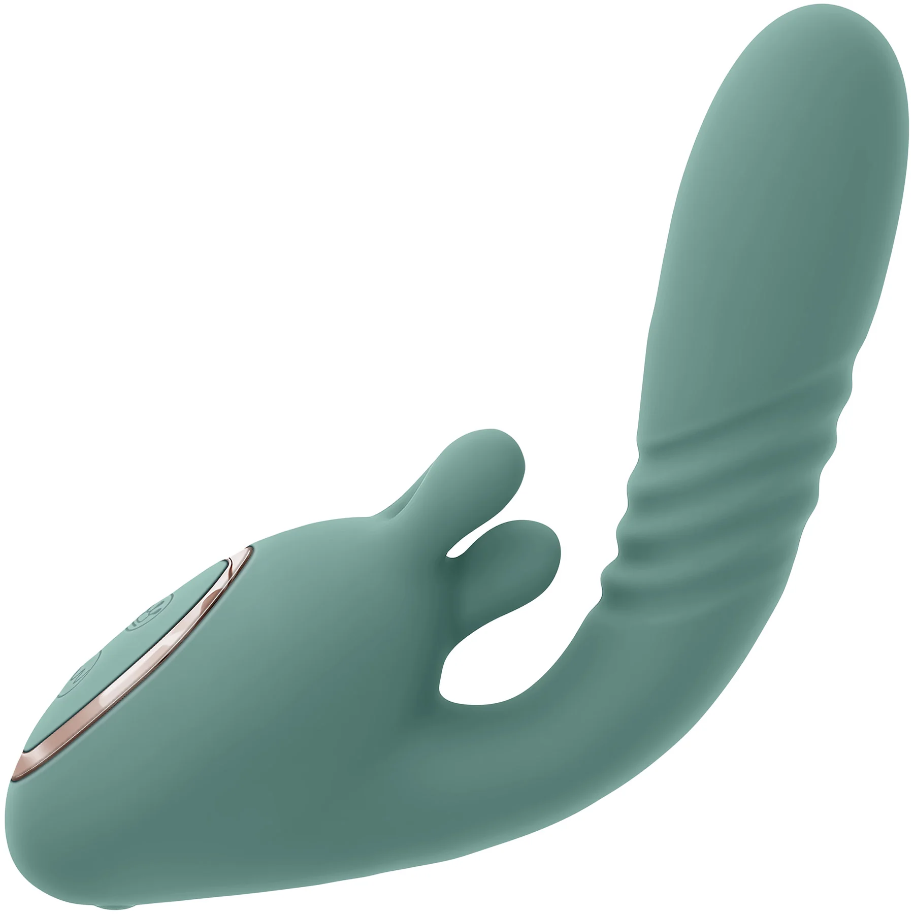 Thrust Into Ecstasy Rechargeable Silicone Rabbit Vibrator By Evolved Novelties - Image 11