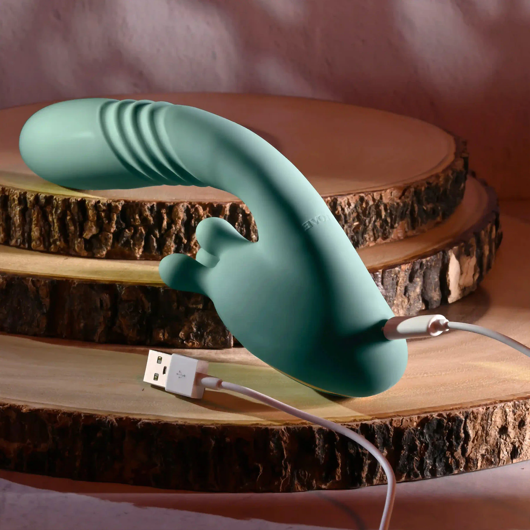Thrust Into Ecstasy Rechargeable Silicone Rabbit Vibrator By Evolved Novelties - Image 14