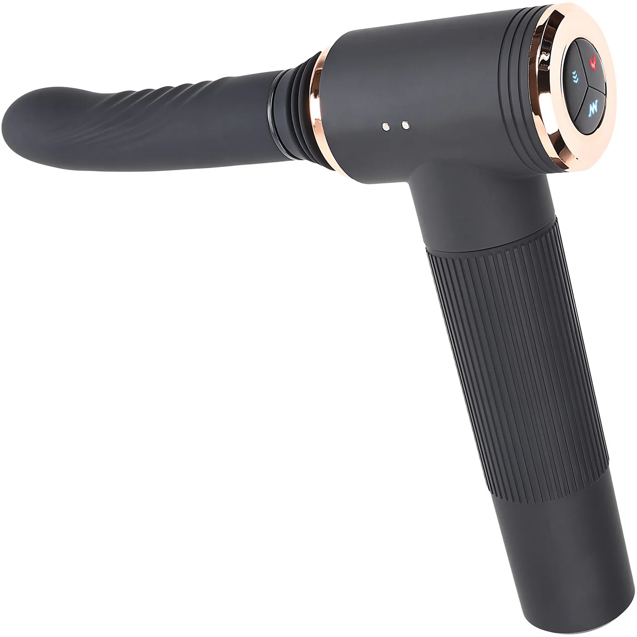 Too Hot To Handle Silicone Thrusting Vibrating Dildo With Suction Cup Stand By Evolved Novelties - Image 2