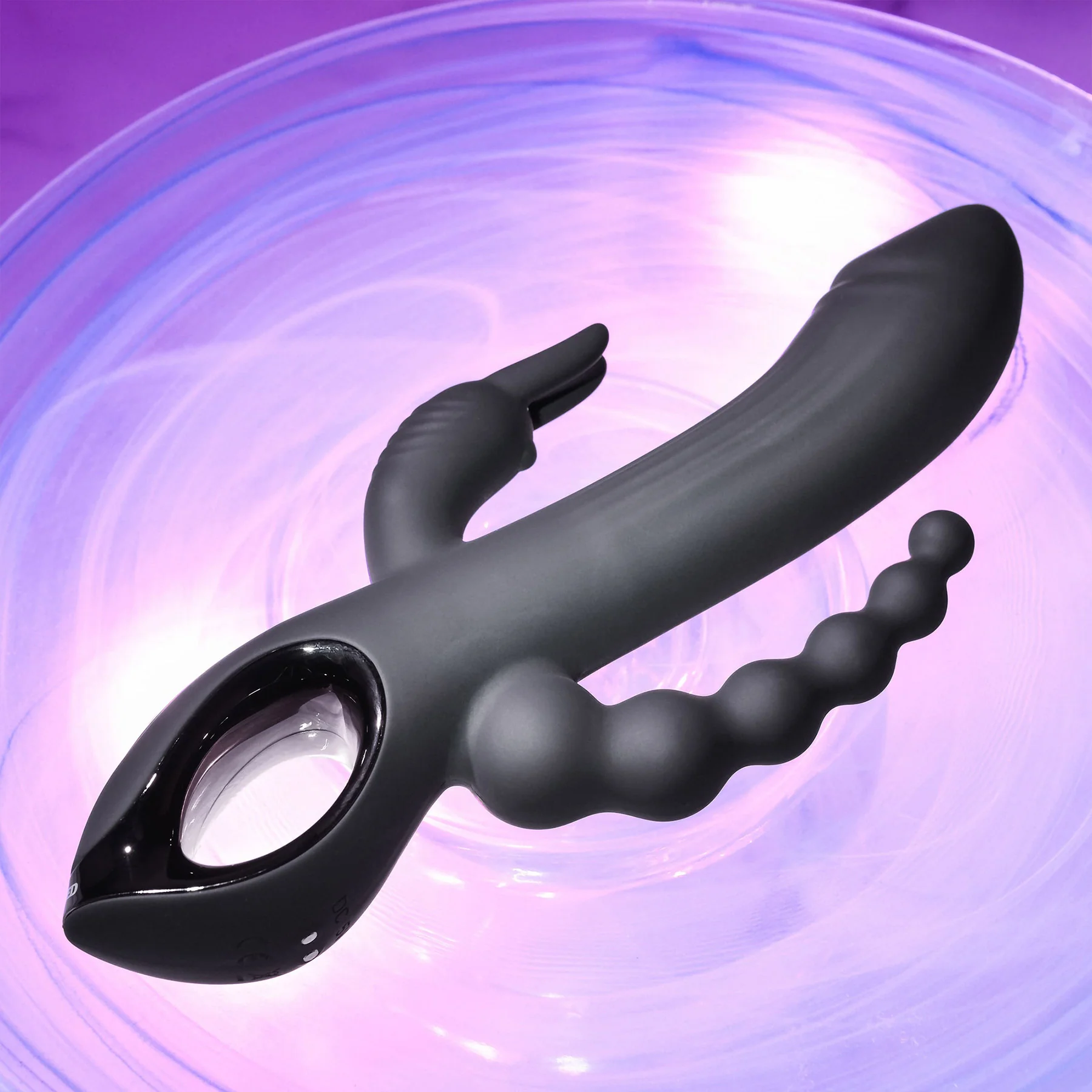 Trifecta Triple Stimulation Rechargeable Silicone Vibrator By Evolved Novelties - Image 6