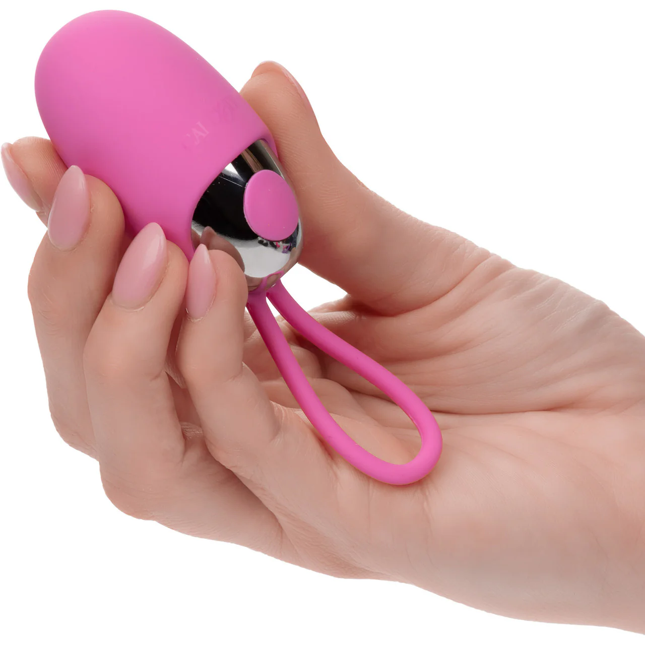 Turbo Buzz Bullet With Removable Silicone Sleeve - Rechargeable Vibrator By CalExotics - Pink - Image 2