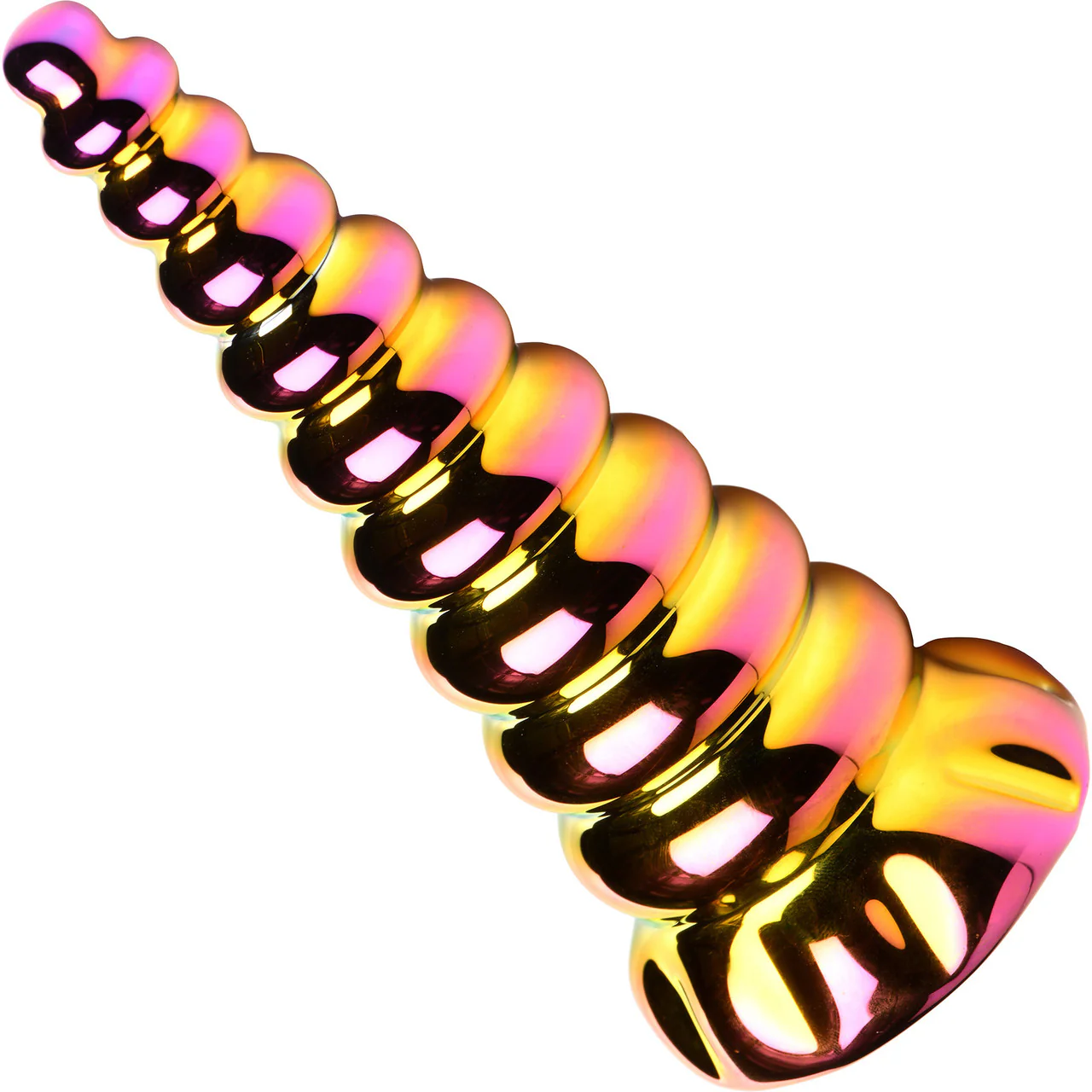 Twilight 6.25" Rainbow Glass Dildo By Creature Cocks - Image 2