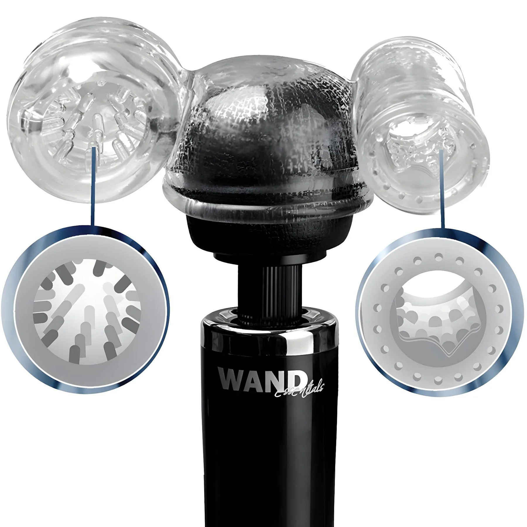 Twin Turbo Strokers 2 in 1 Wand Attachment By Wand Essentials - Image 8