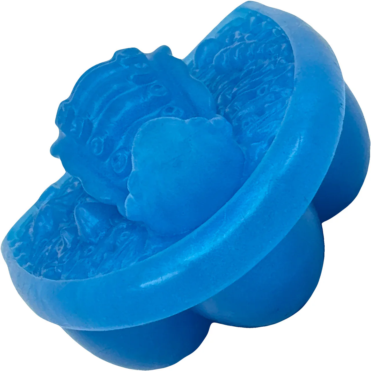 Uncover Creations The Handheld Tentacle Grinder II Silicone Grinding Toy - Electric Blue - Image 5